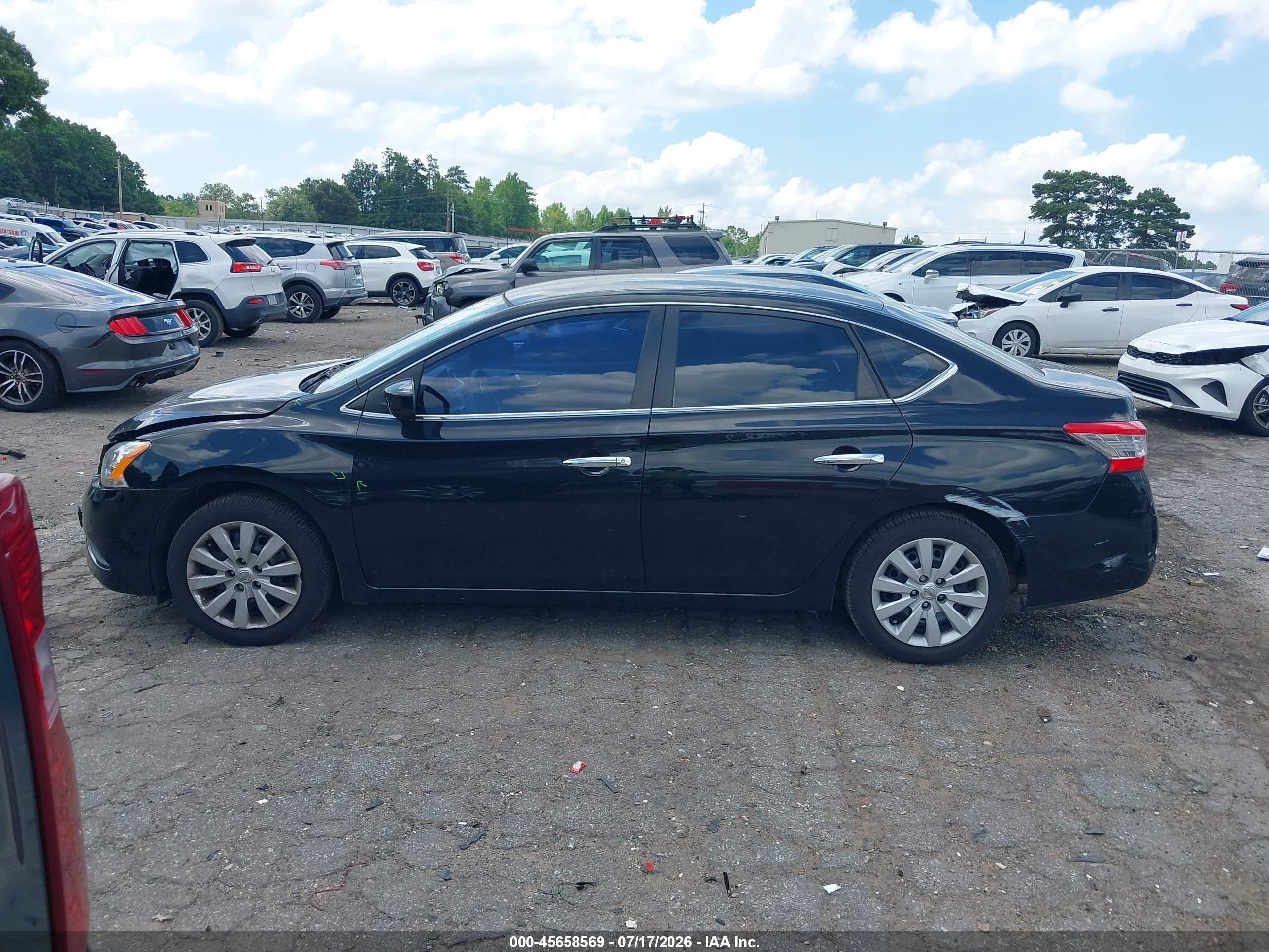 2013 Nissan Sentra Sv Black vin: 1N4AB7AP4DN902099