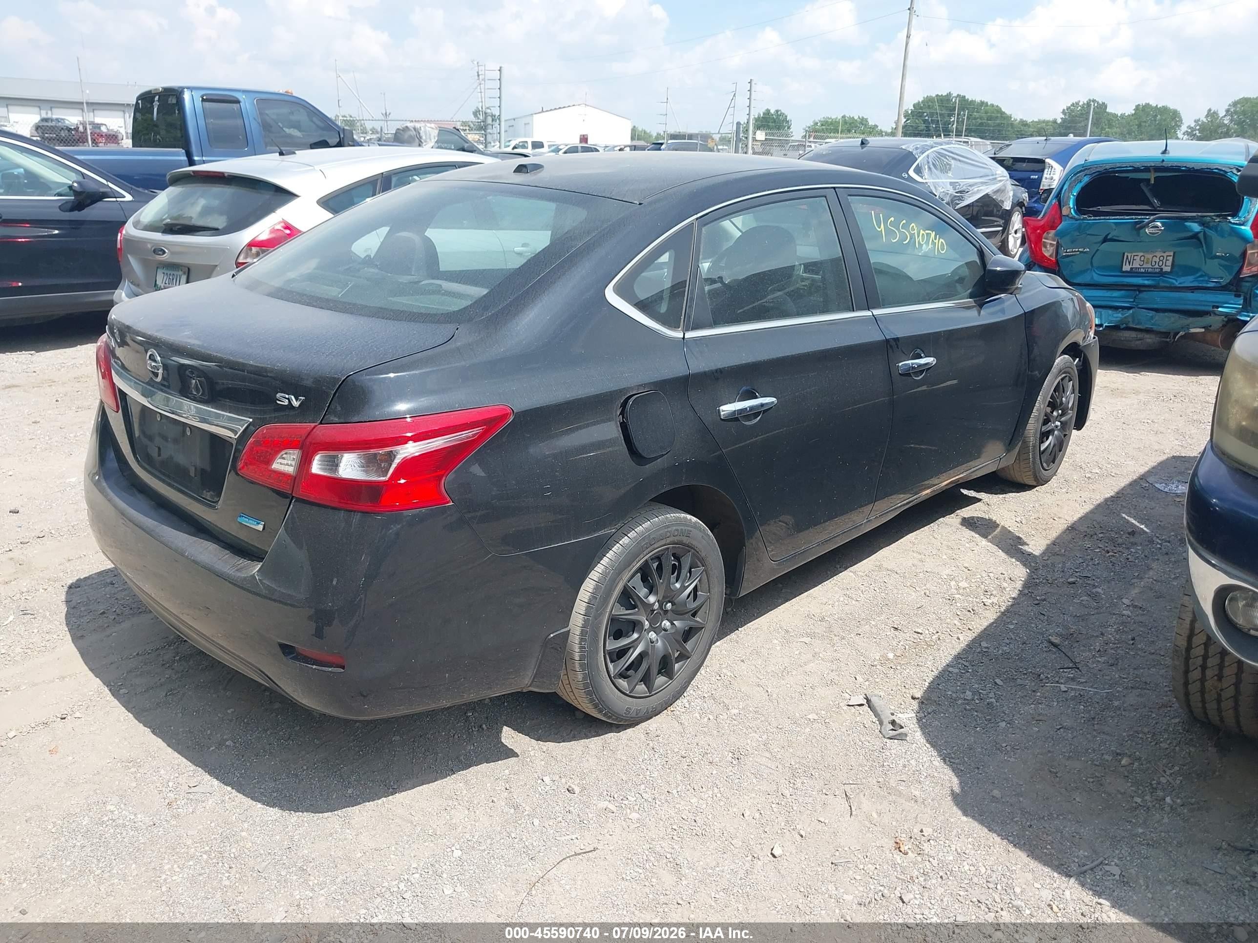 2013 Nissan Sentra Sv Black vin: 1N4AB7AP4DN906735
