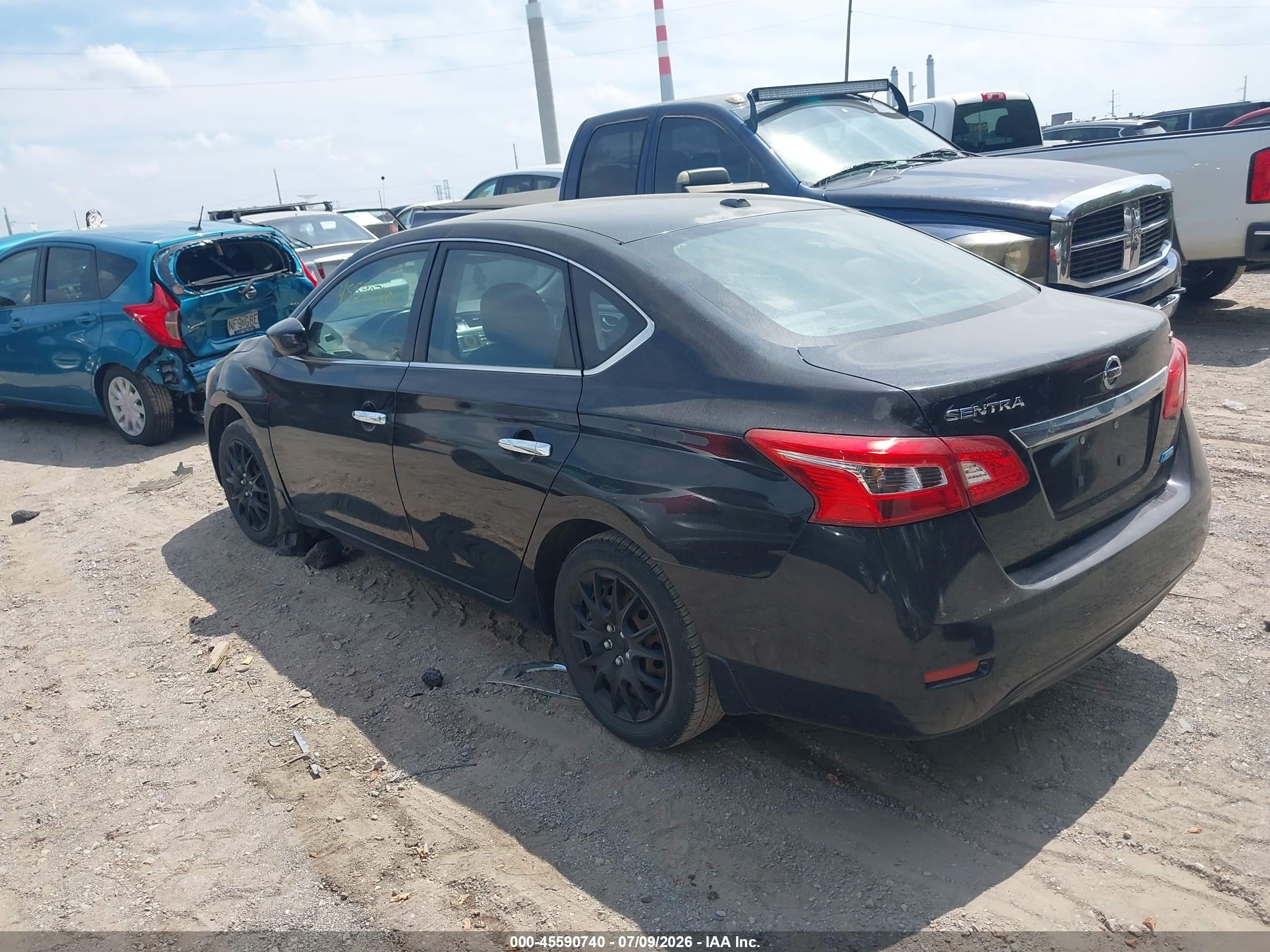 2013 Nissan Sentra Sv Black vin: 1N4AB7AP4DN906735