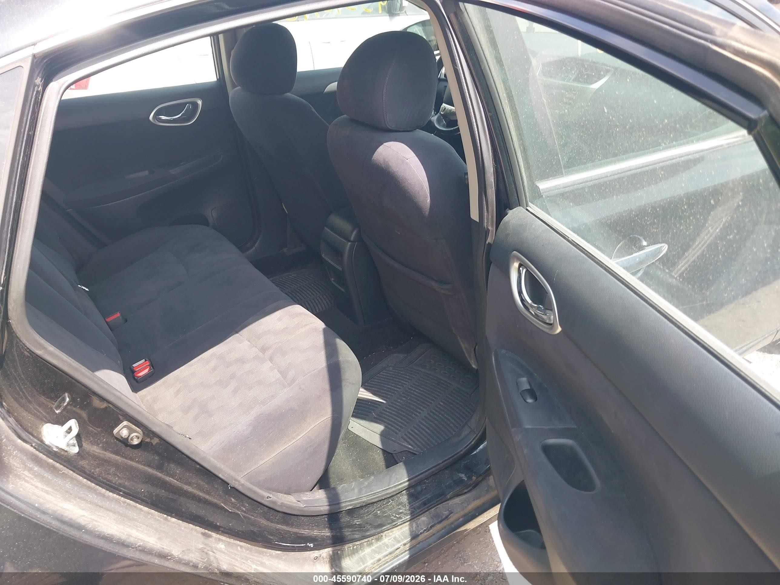 2013 Nissan Sentra Sv Black vin: 1N4AB7AP4DN906735