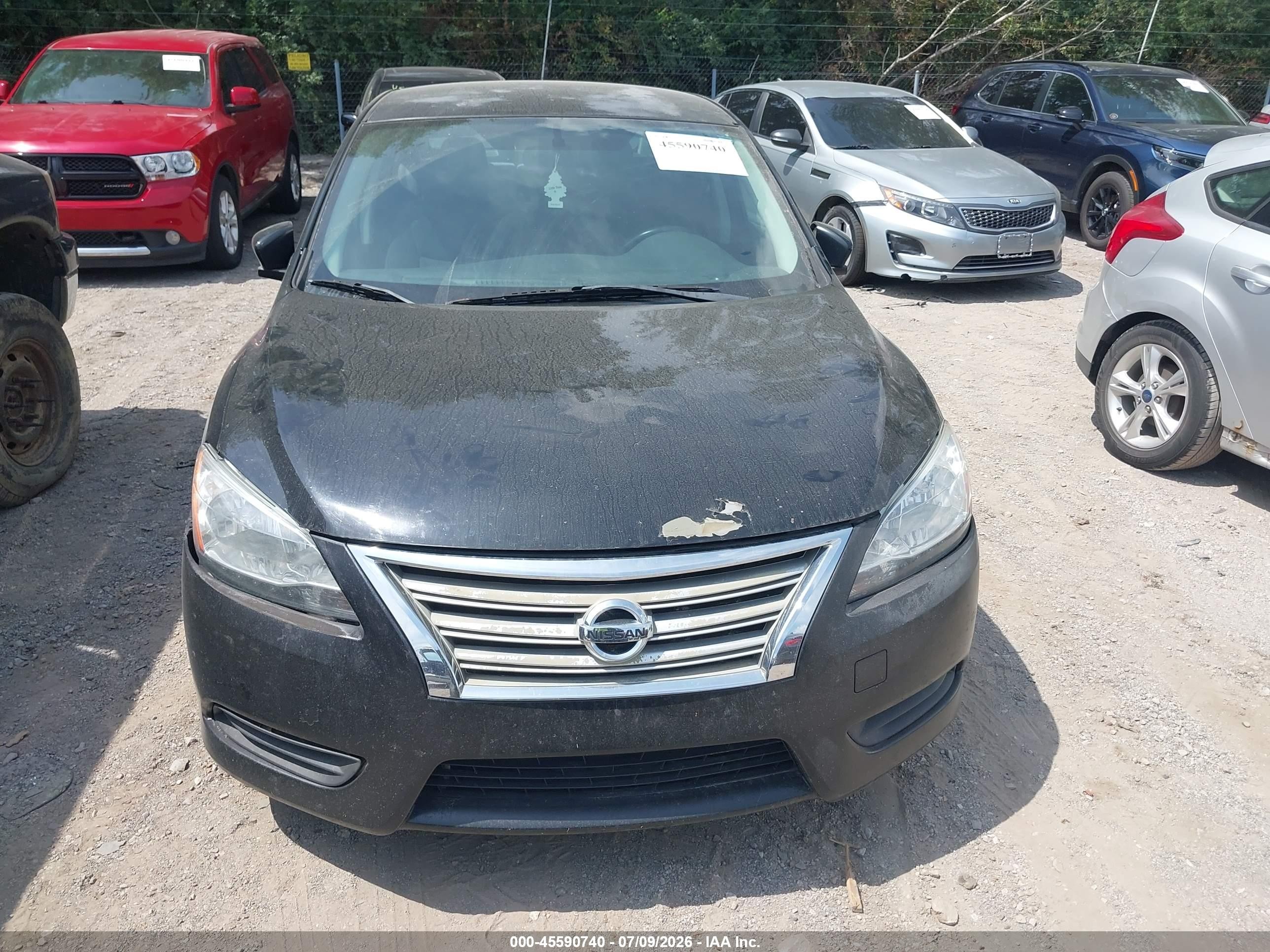 2013 Nissan Sentra Sv Black vin: 1N4AB7AP4DN906735