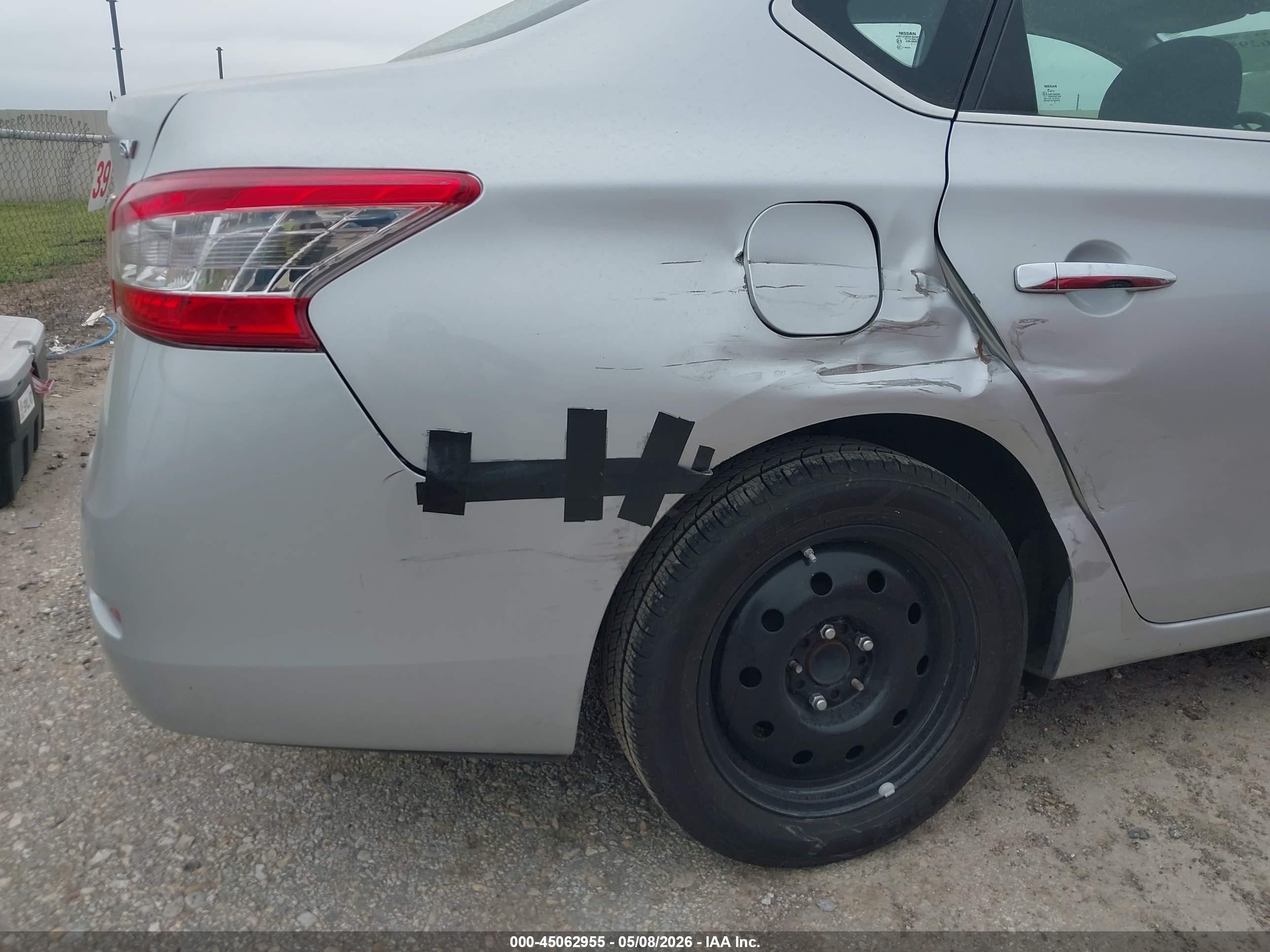 2013 Nissan Sentra Sv Silver vin: 1N4AB7AP5DN905674