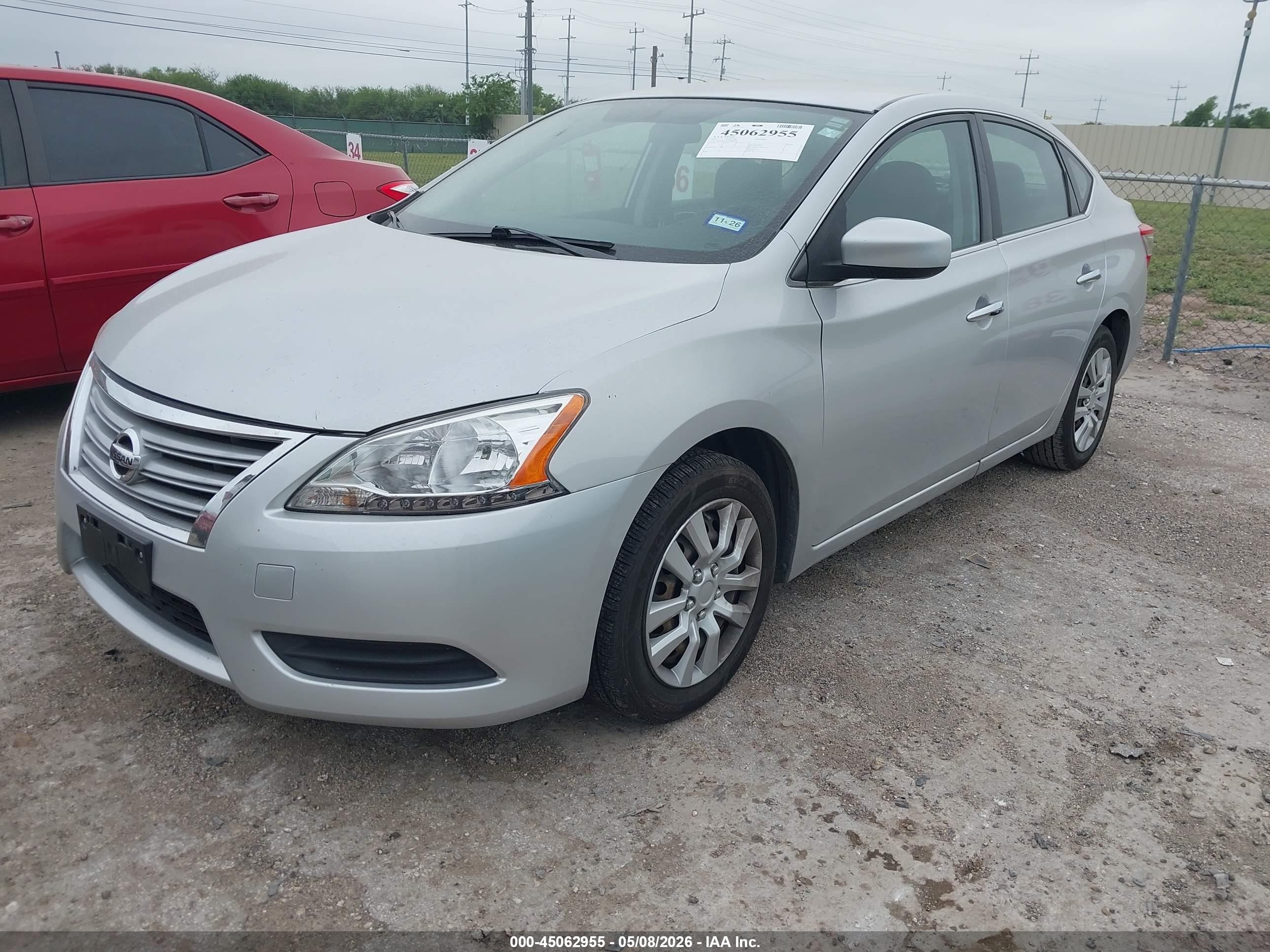 2013 Nissan Sentra Sv Silver vin: 1N4AB7AP5DN905674