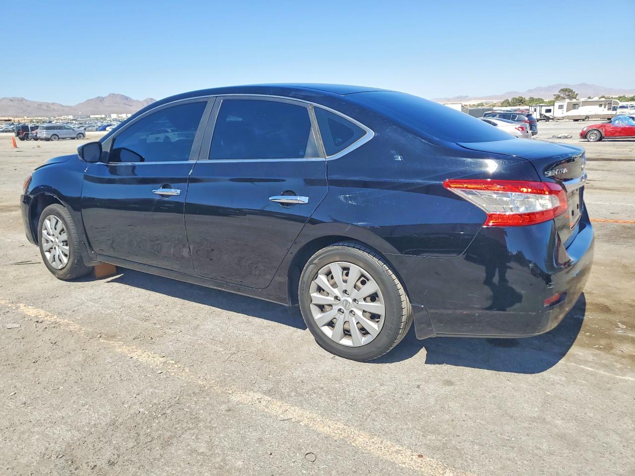 2013 Nissan Sentra Sv Black vin: 1N4AB7AP5DN905755