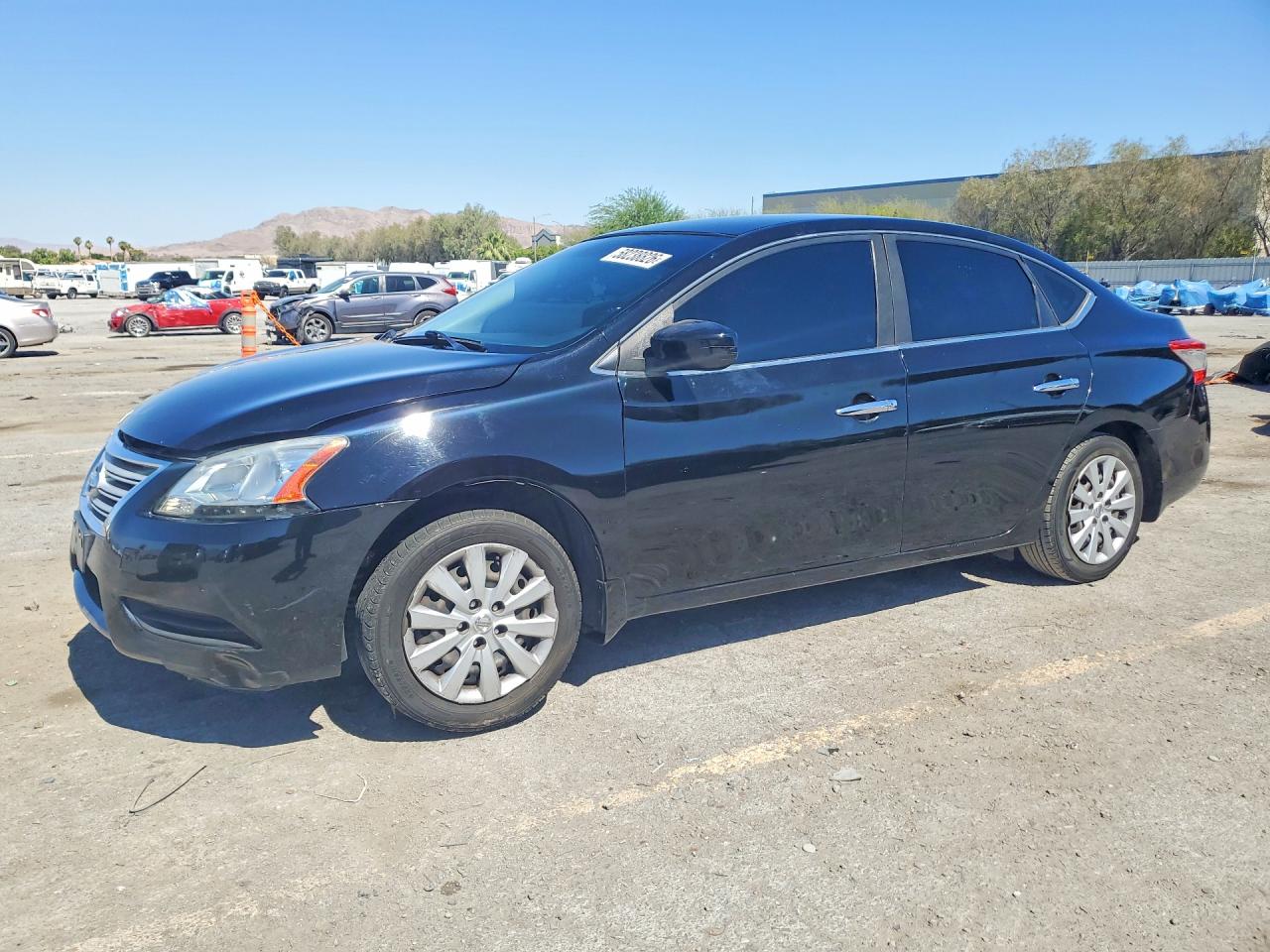 2013 Nissan Sentra Sv Black vin: 1N4AB7AP5DN905755