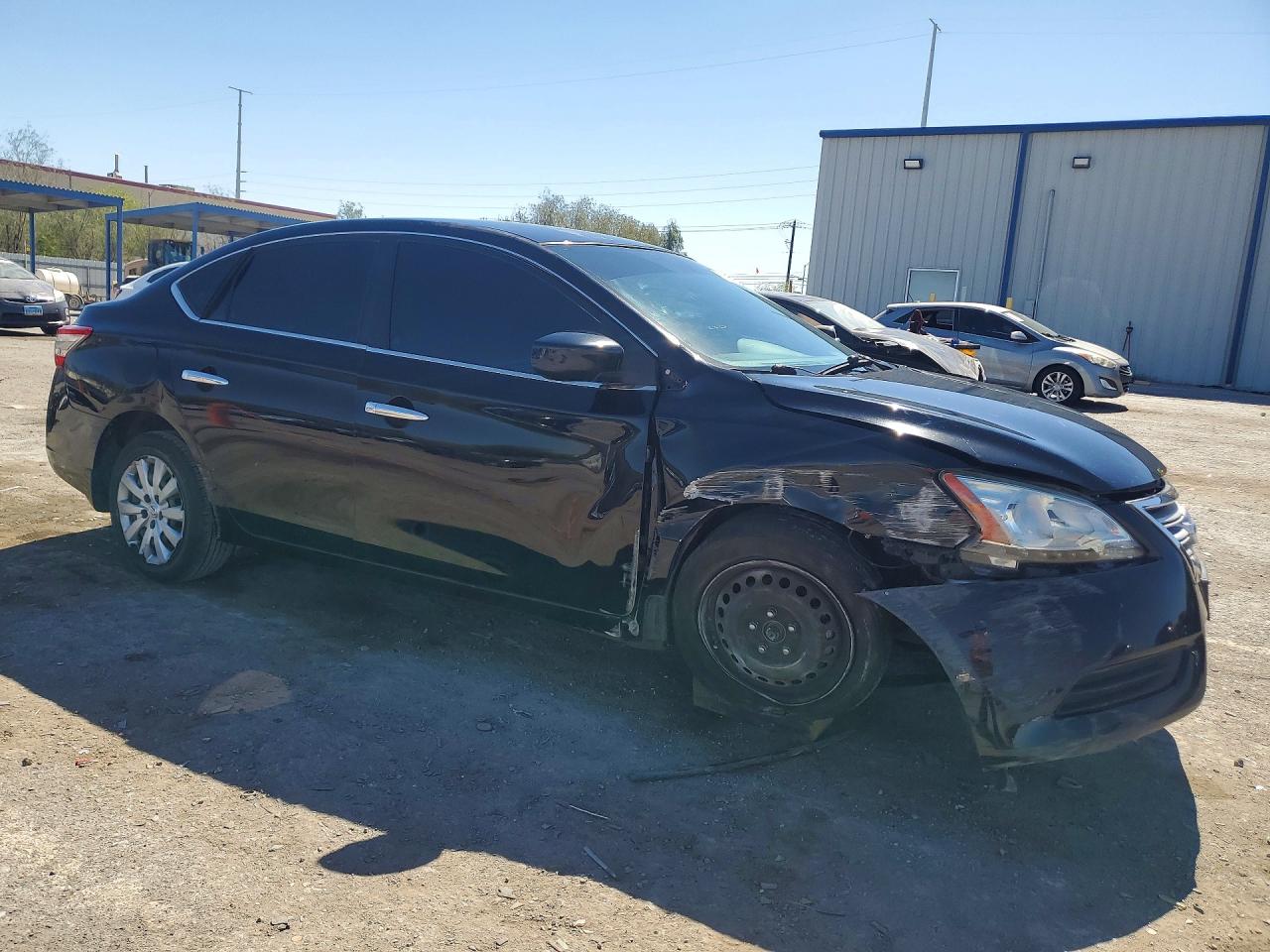 2013 Nissan Sentra Sv Black vin: 1N4AB7AP5DN905755