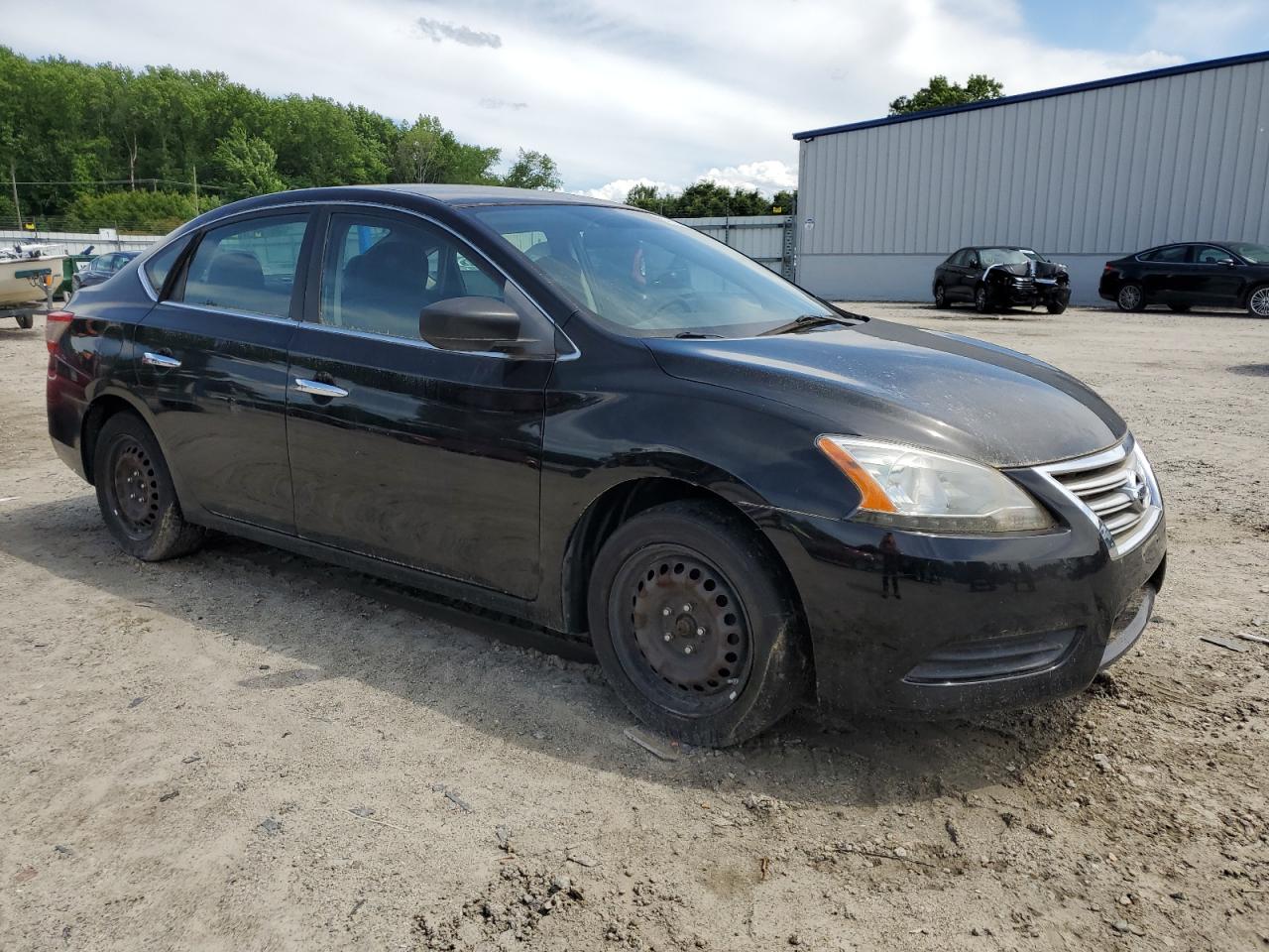 2013 Nissan Sentra S Black vin: 1N4AB7AP5DN909336