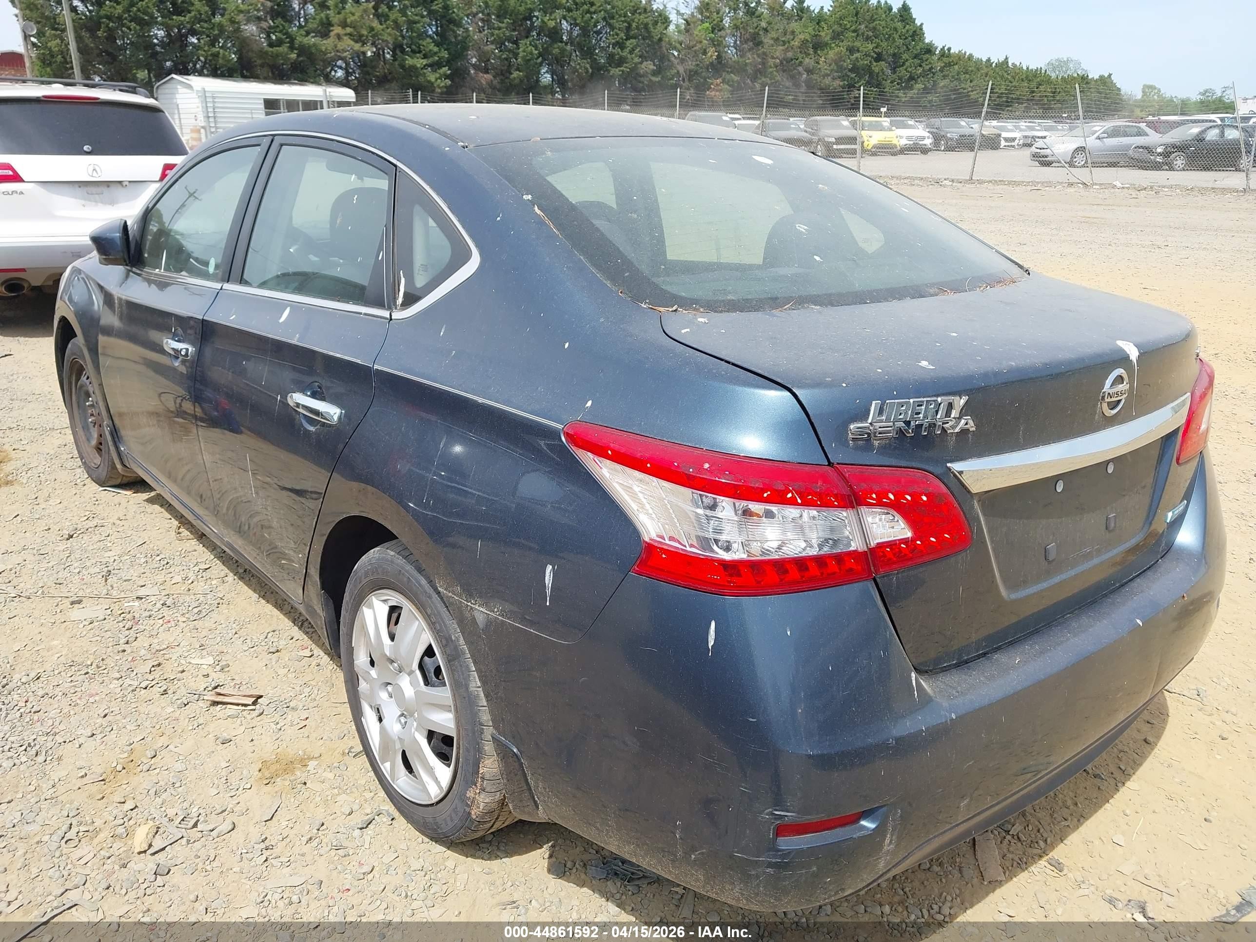 2014 Nissan Sentra Fe+ S/fe+ Sv/s/sl/sr/sv Green vin: 1N4AB7AP5EN852931