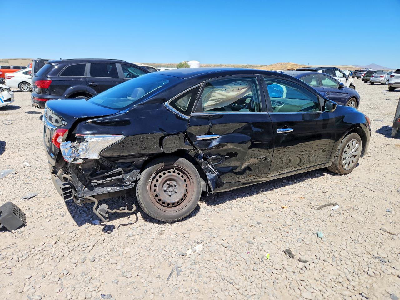 2013 Nissan Sentra S Black vin: 1N4AB7AP6DN904646