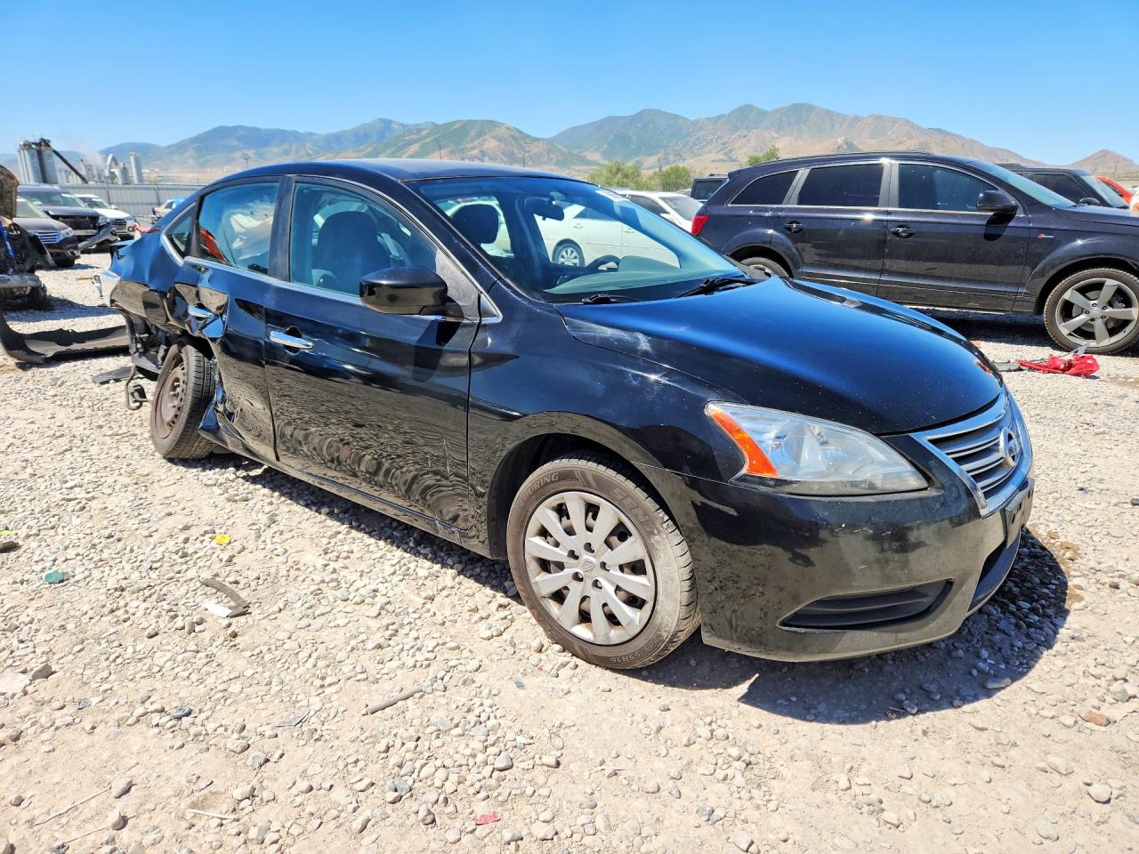 2013 Nissan Sentra S Black vin: 1N4AB7AP6DN904646