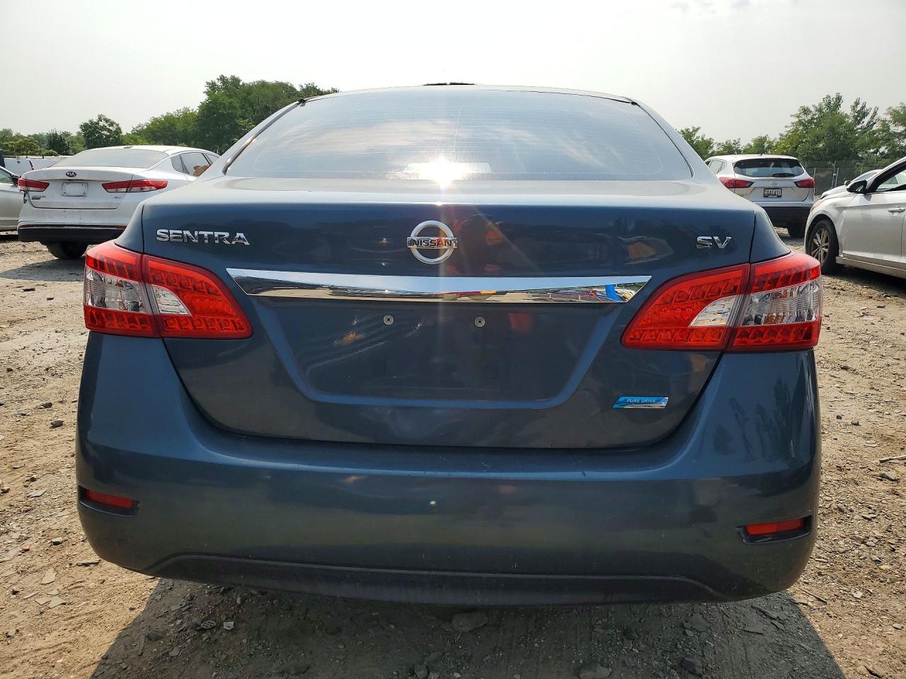 2013 Nissan Sentra S Blue vin: 1N4AB7AP7DN907605