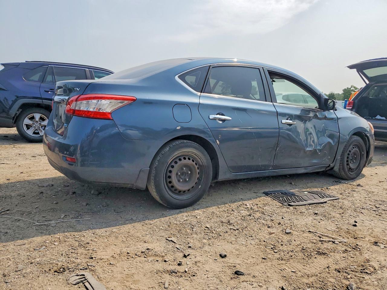 2013 Nissan Sentra S Blue vin: 1N4AB7AP7DN907605
