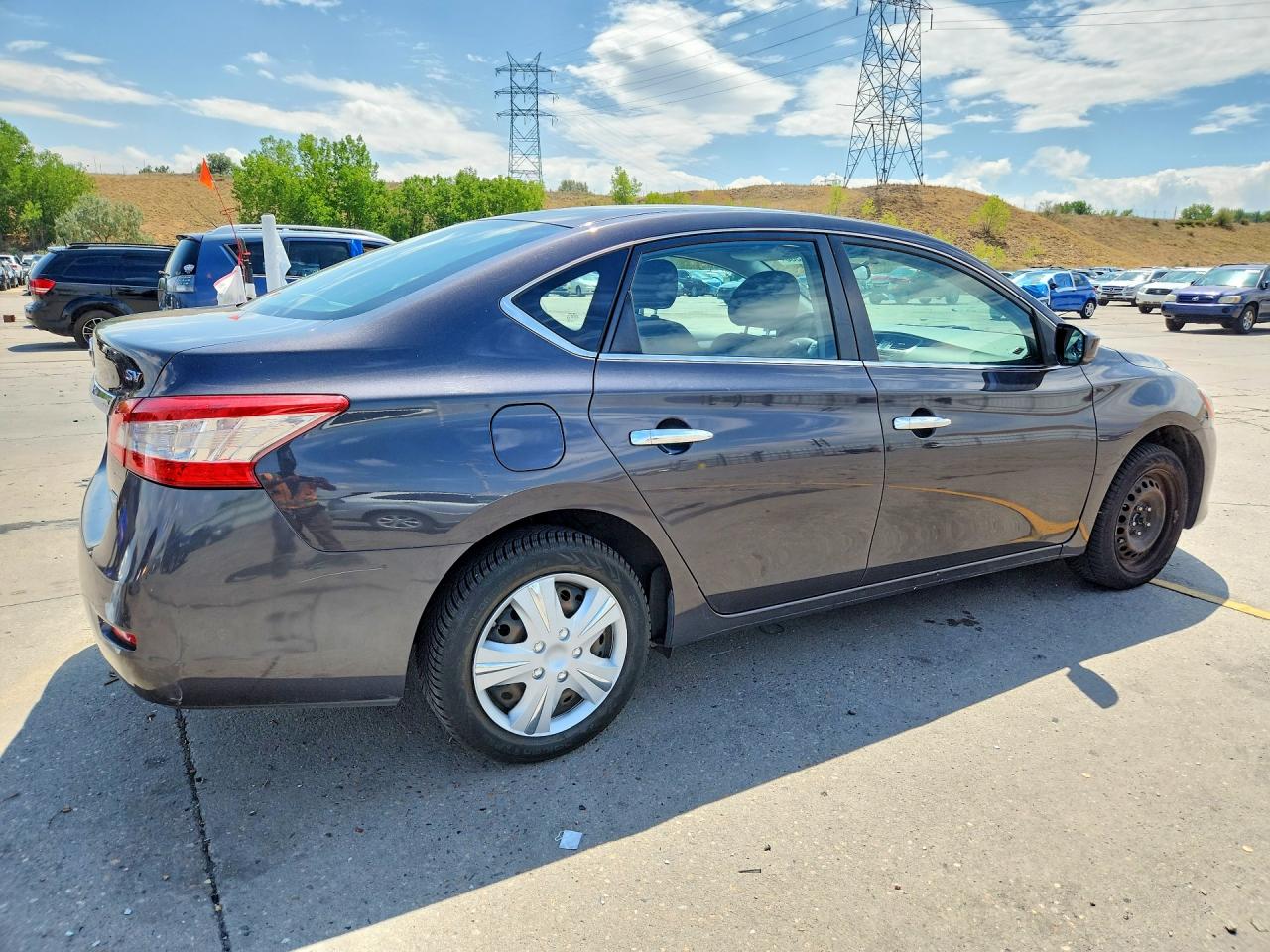 2014 Nissan Sentra Sv Charcoal vin: 1N4AB7AP7EN851232