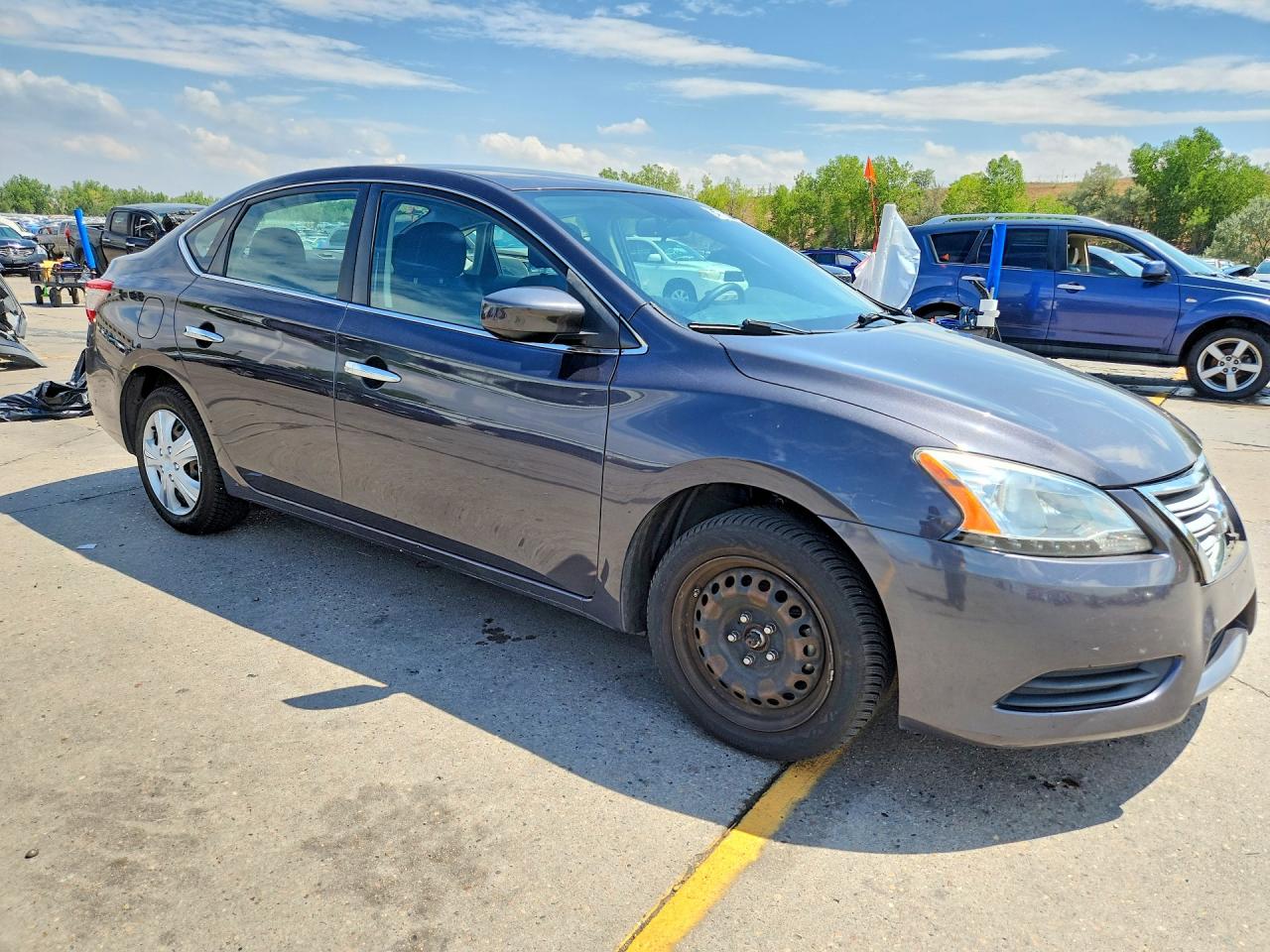 2014 Nissan Sentra Sv Charcoal vin: 1N4AB7AP7EN851232