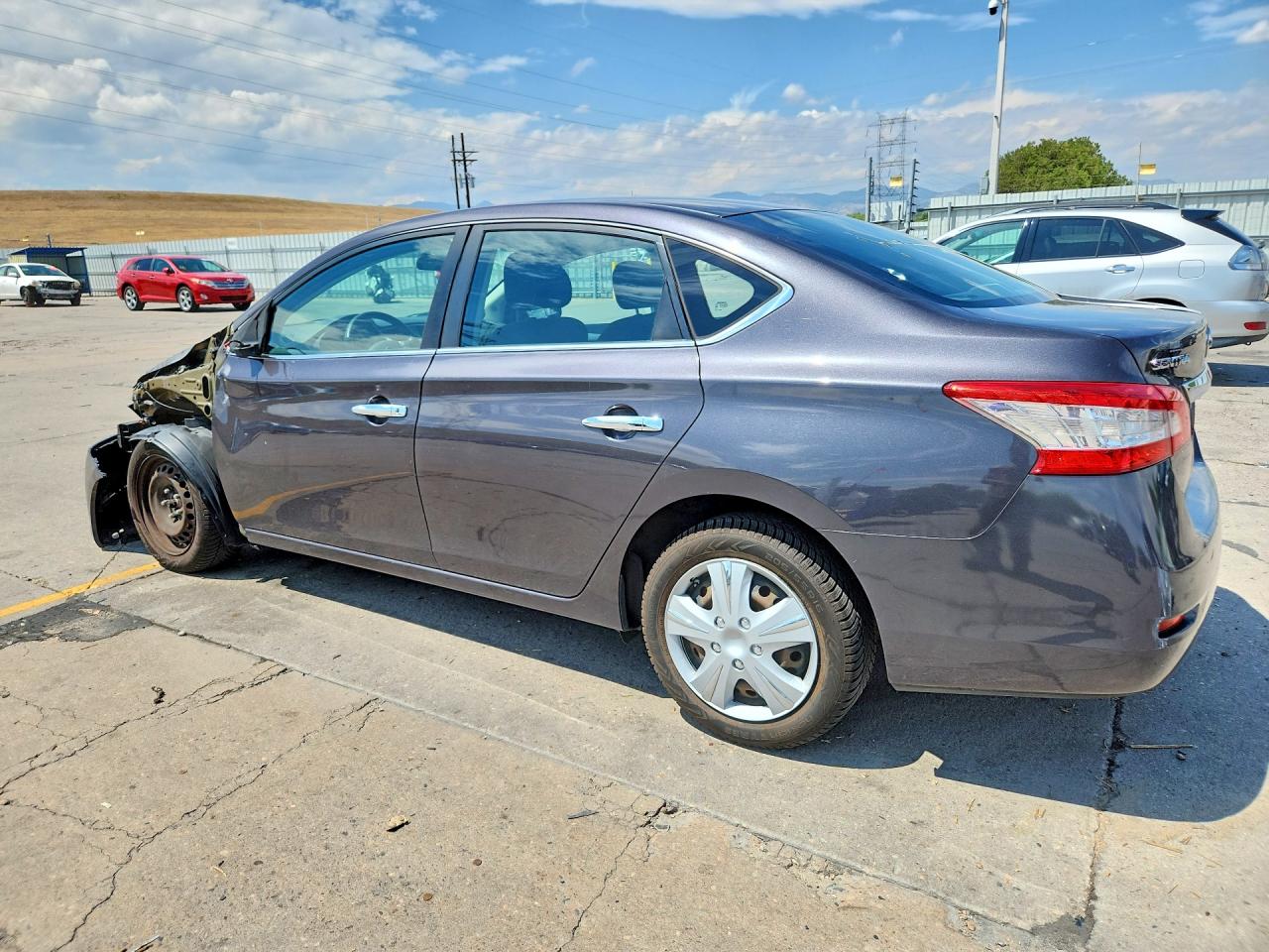 2014 Nissan Sentra Sv Charcoal vin: 1N4AB7AP7EN851232