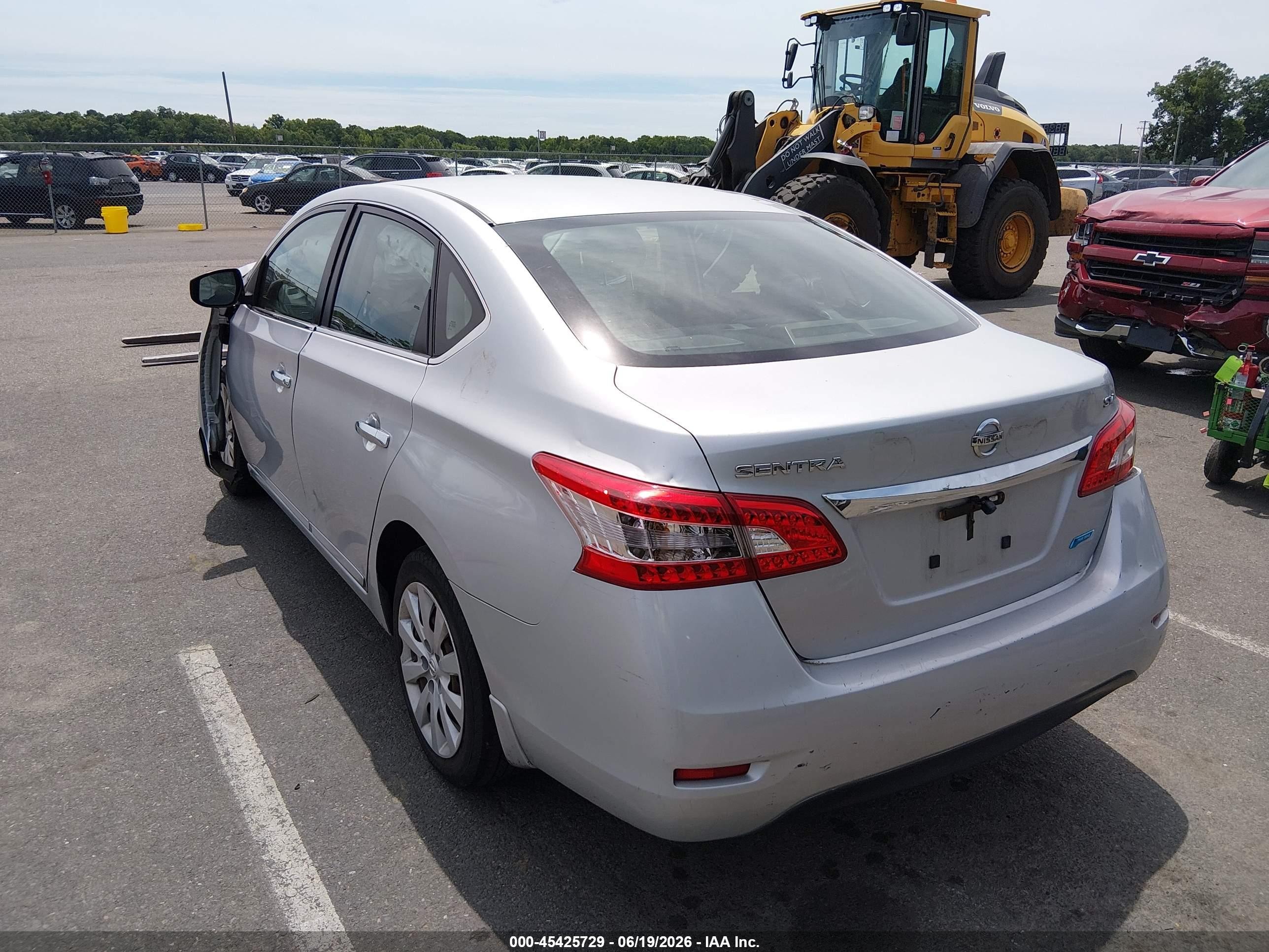 2013 Nissan Sentra Sv Серый vin: 1N4AB7AP8DN902848