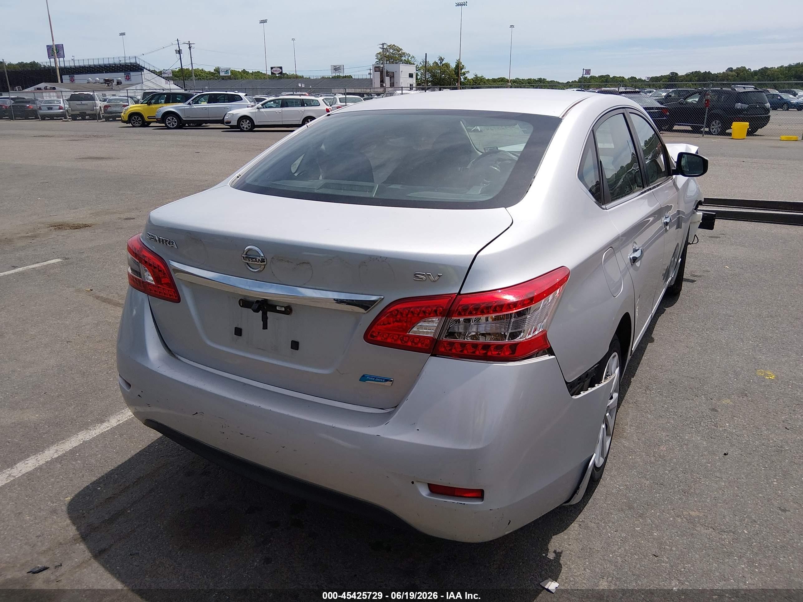 2013 Nissan Sentra Sv Серый vin: 1N4AB7AP8DN902848