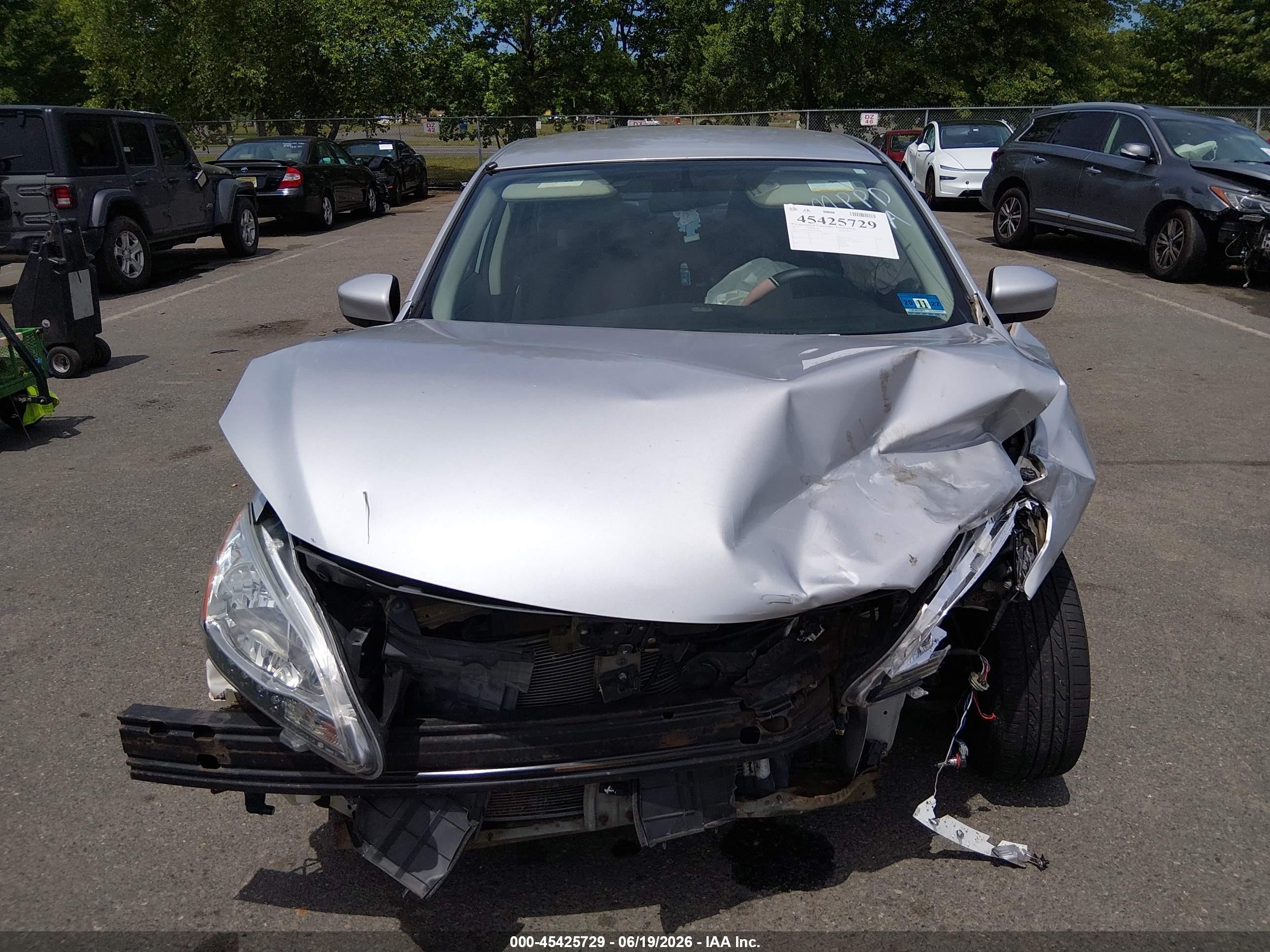 2013 Nissan Sentra Sv Серый vin: 1N4AB7AP8DN902848