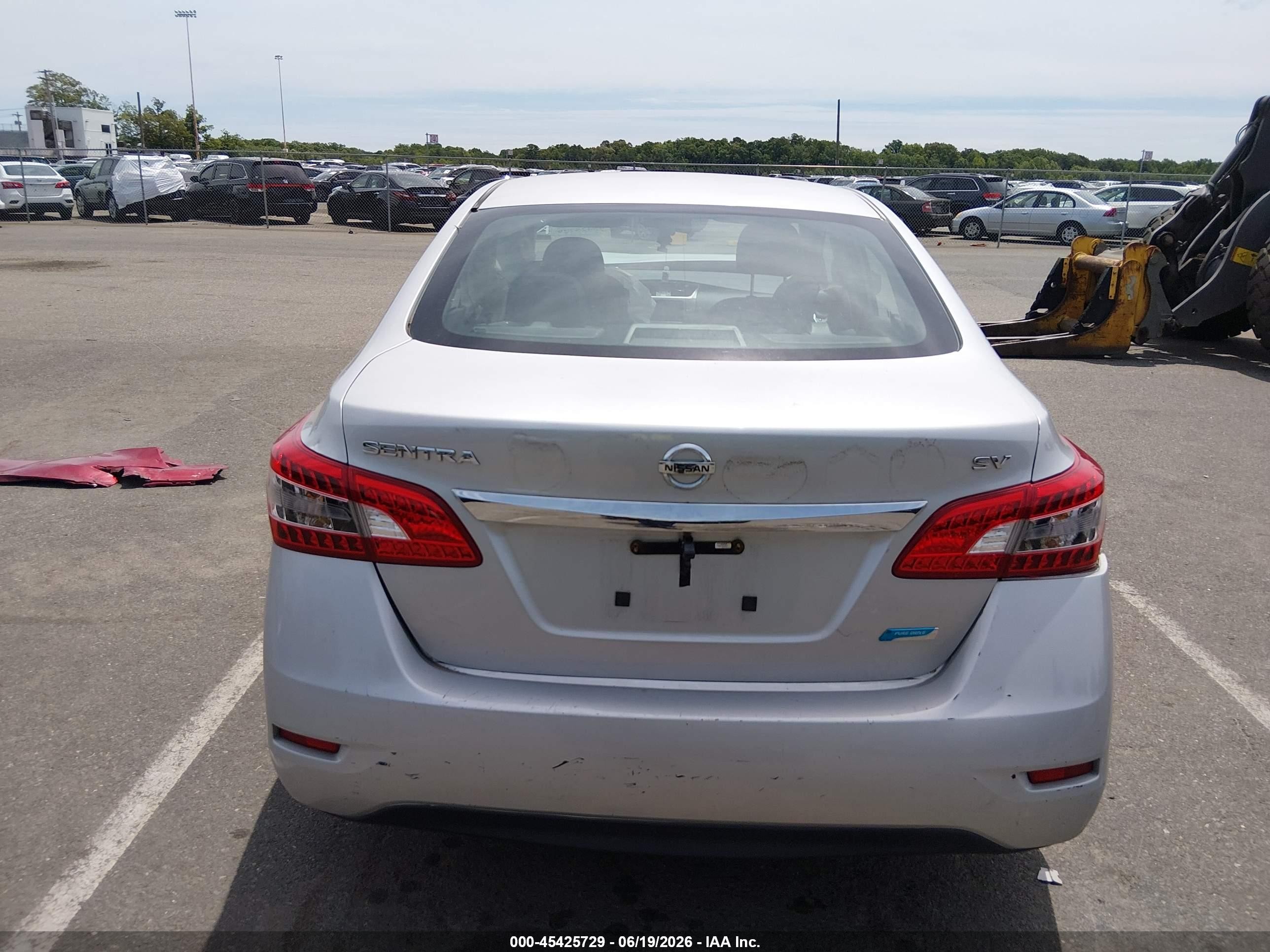 2013 Nissan Sentra Sv Серый vin: 1N4AB7AP8DN902848