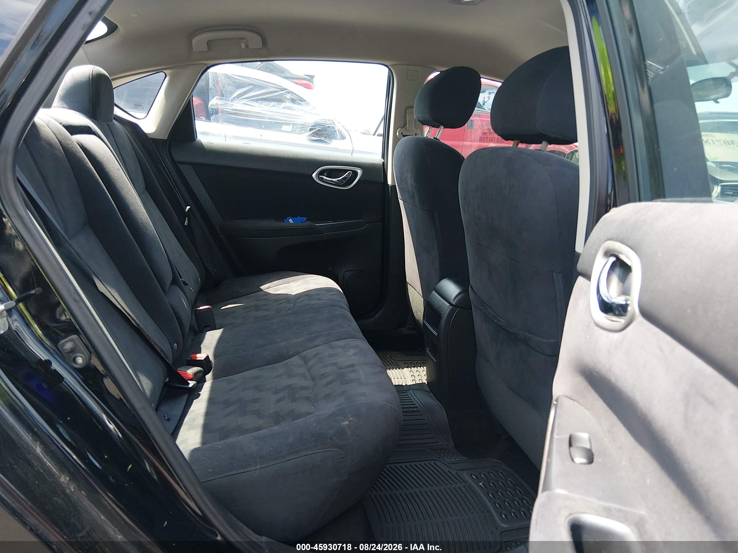 2013 Nissan Sentra Sv Black vin: 1N4AB7AP8DN907595