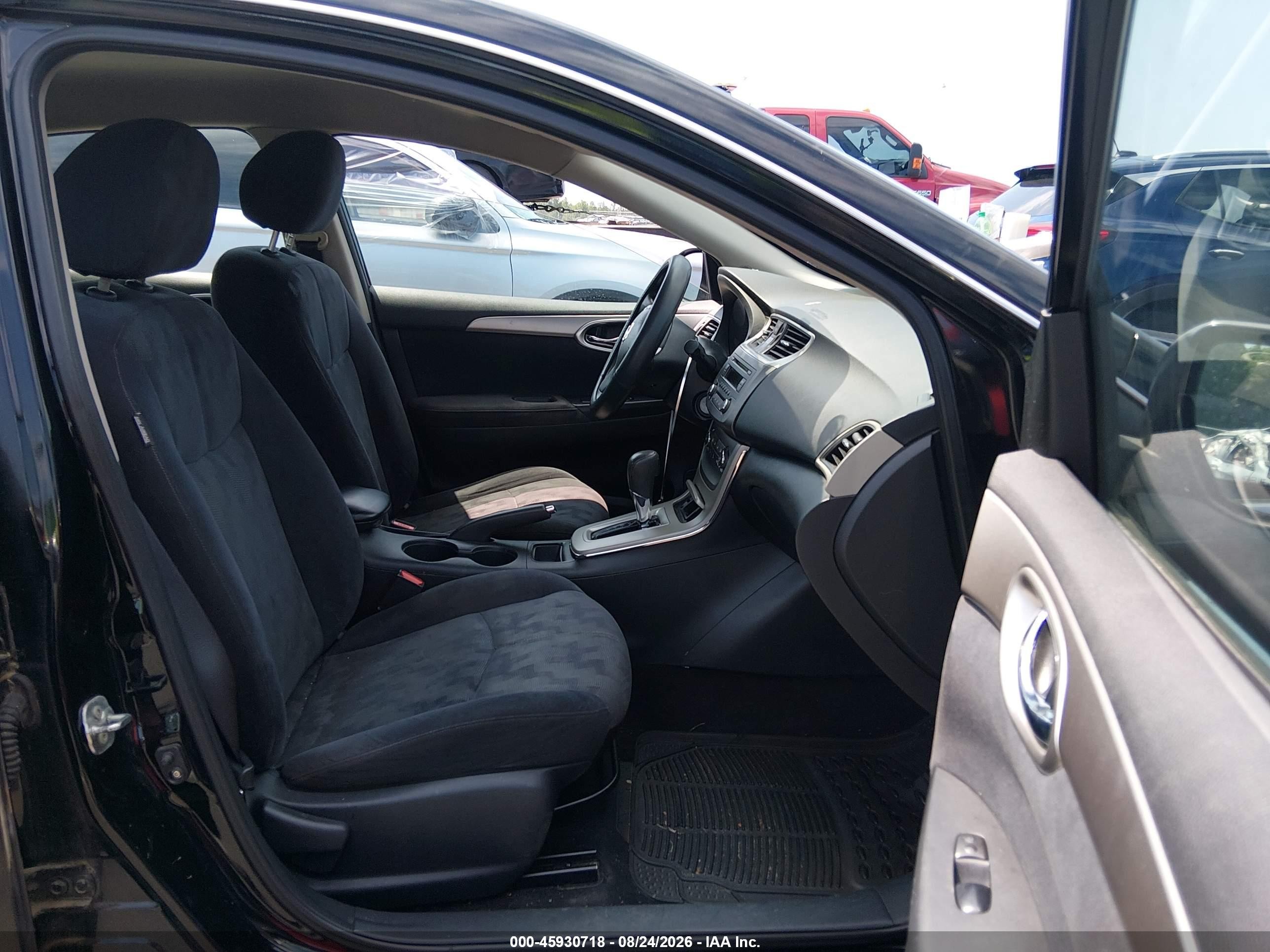 2013 Nissan Sentra Sv Black vin: 1N4AB7AP8DN907595