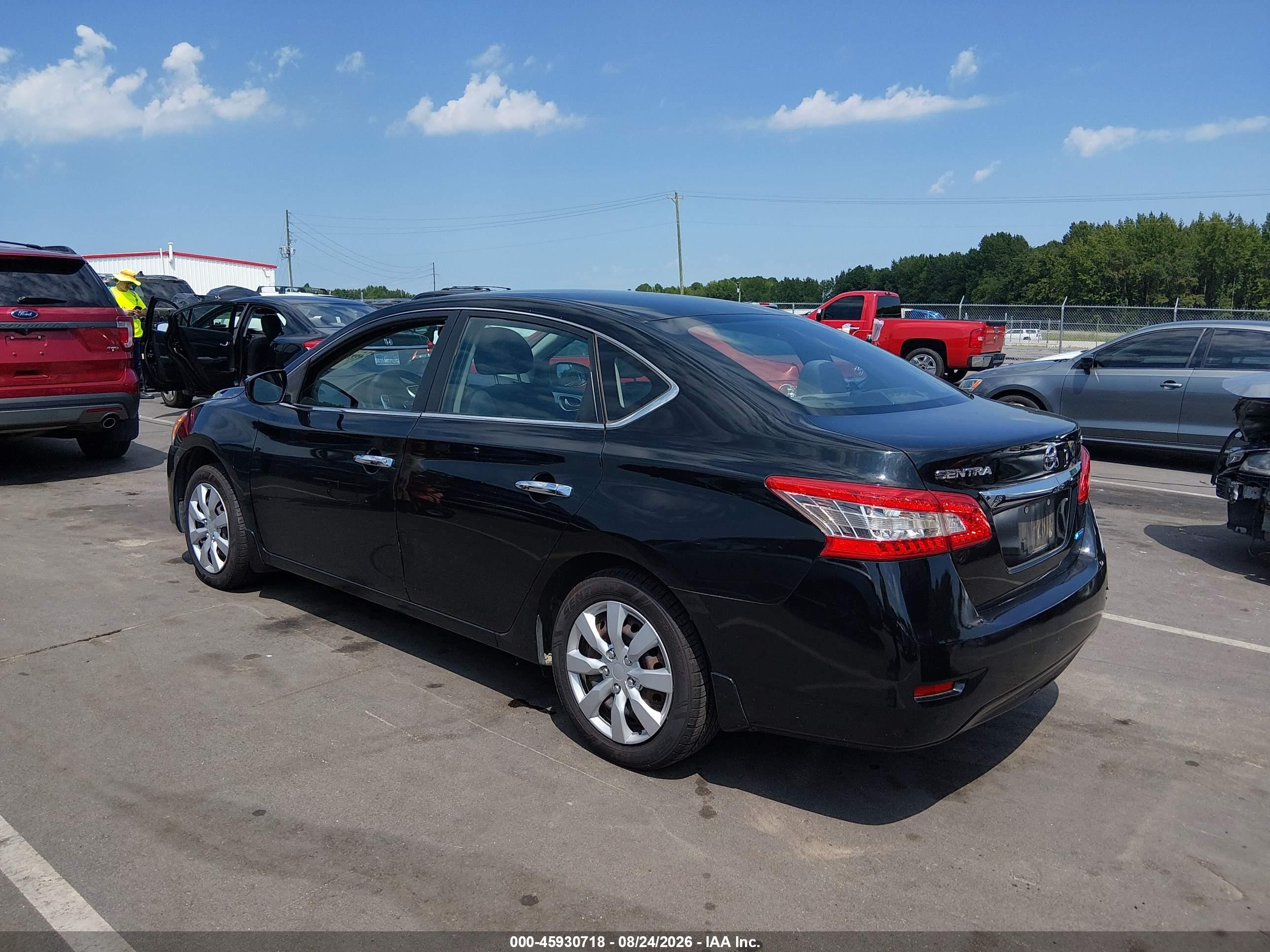 2013 Nissan Sentra Sv Black vin: 1N4AB7AP8DN907595
