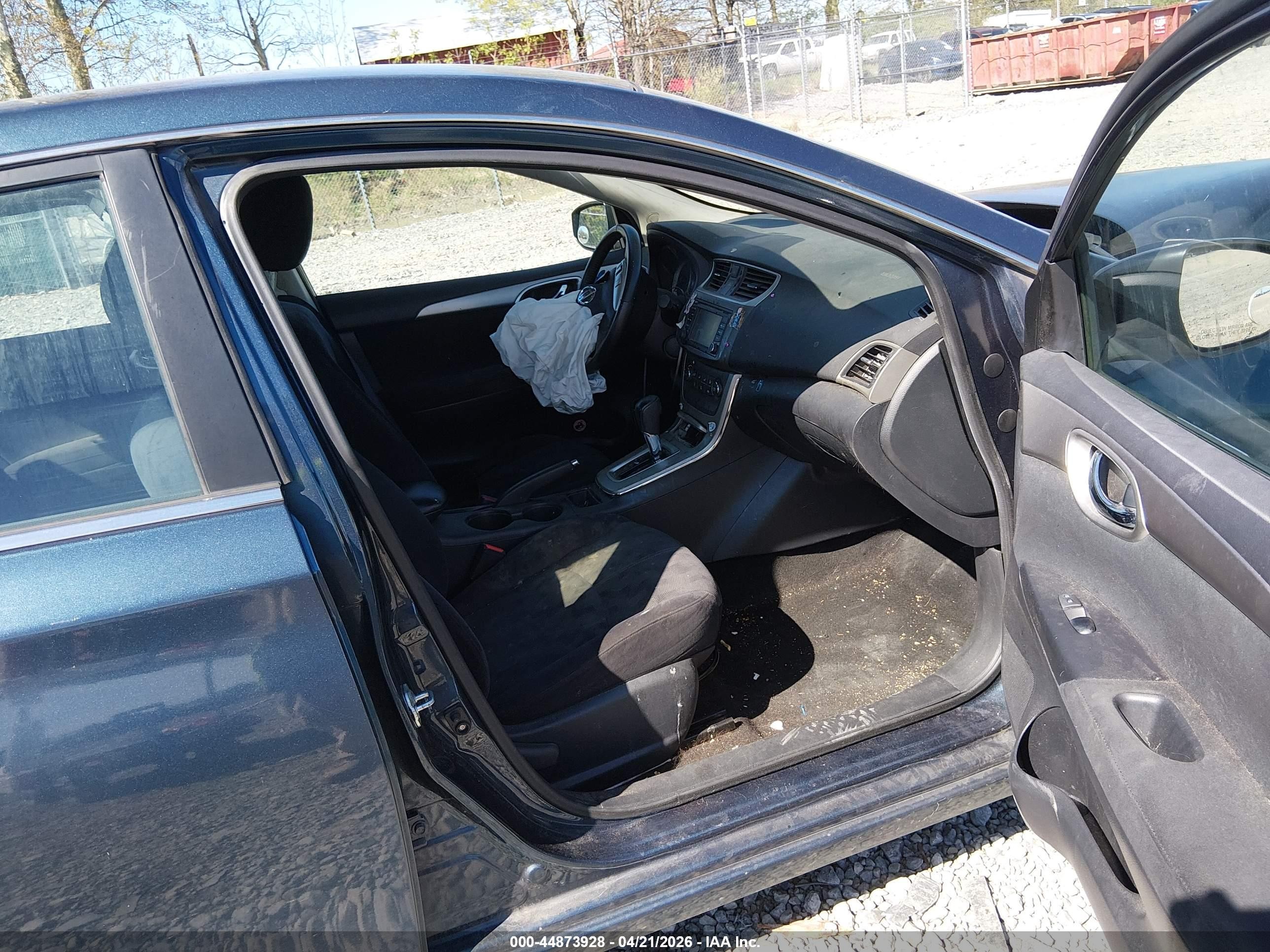 2013 Nissan Sentra Sv Синий vin: 1N4AB7AP8DN908035