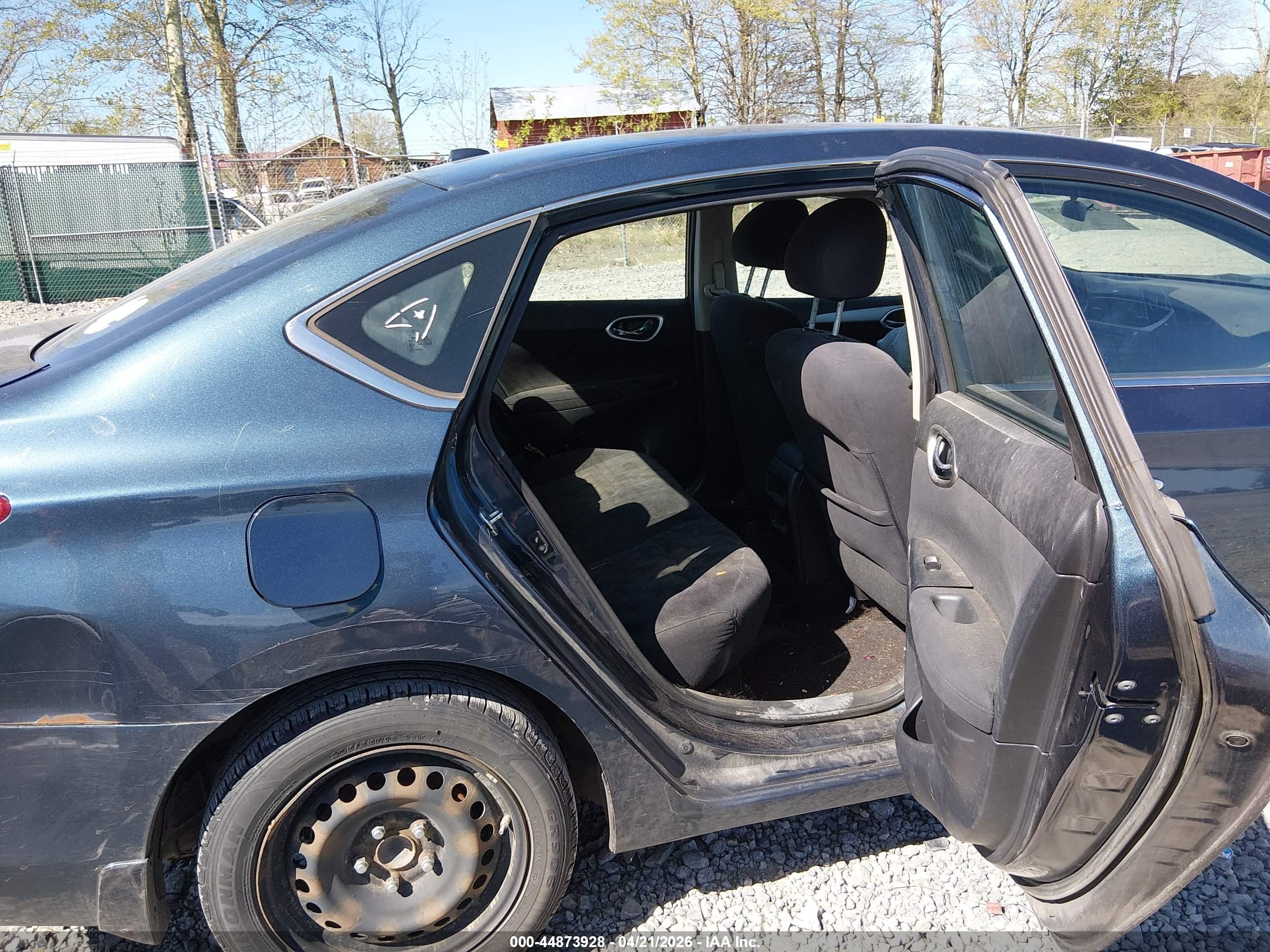 2013 Nissan Sentra Sv Синий vin: 1N4AB7AP8DN908035