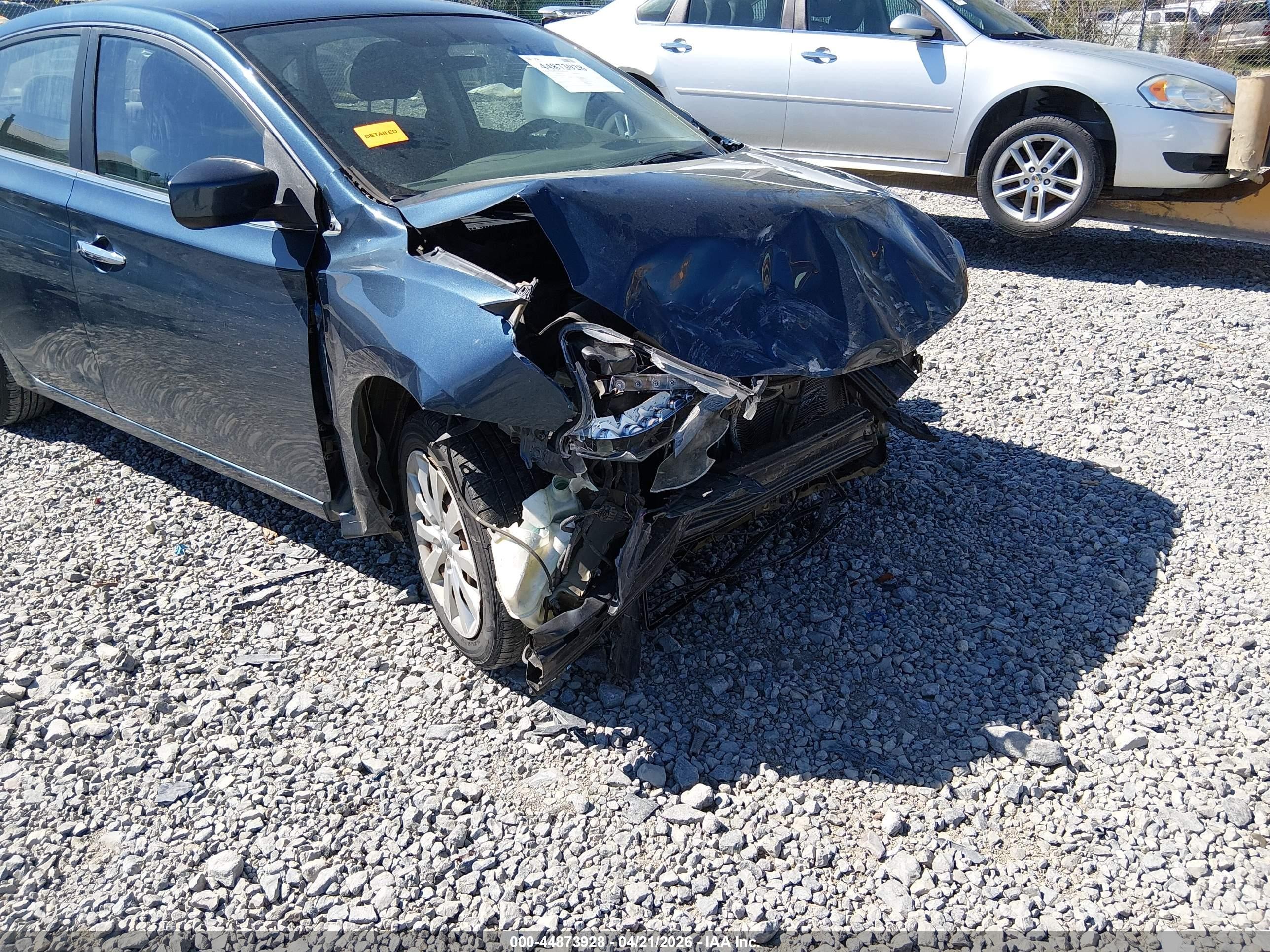 2013 Nissan Sentra Sv Синий vin: 1N4AB7AP8DN908035