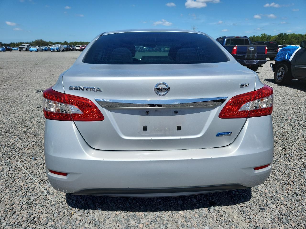 2013 Nissan Sentra S Silver vin: 1N4AB7AP8DN908505