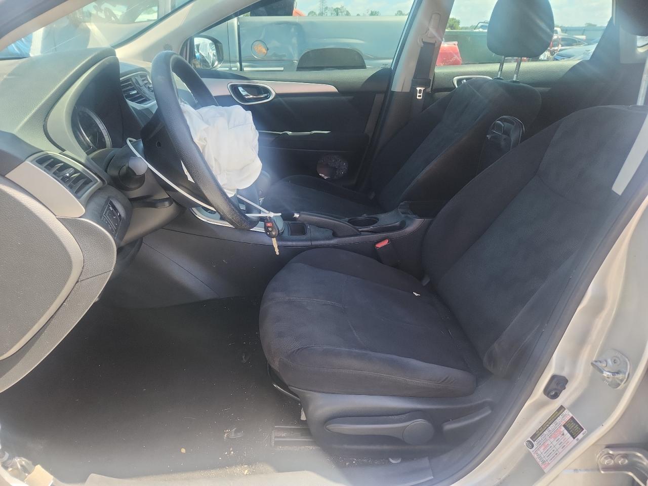 2013 Nissan Sentra S Silver vin: 1N4AB7AP8DN908505