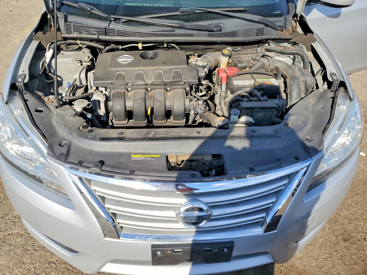 2013 Nissan Sentra Sv Silver vin: 1N4AB7AP8DN908794