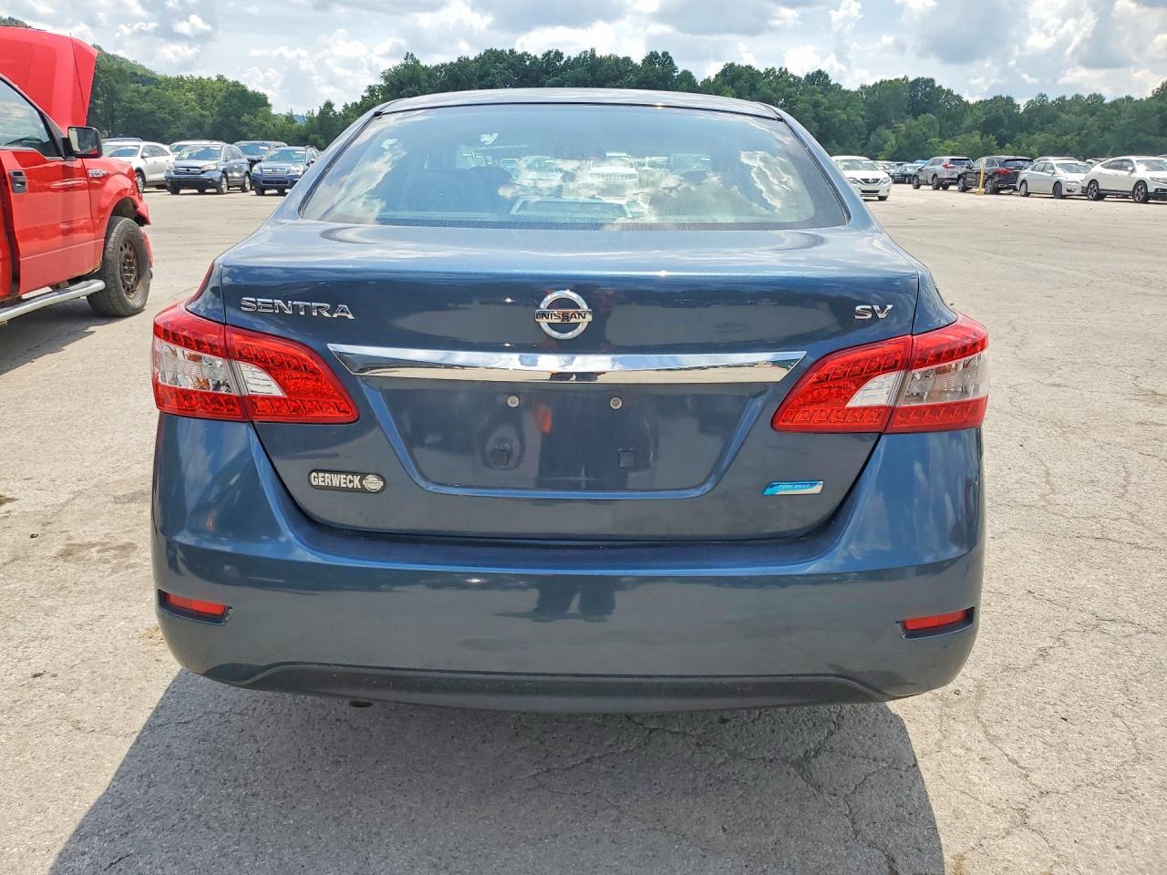 2013 Nissan Sentra Sv Blue vin: 1N4AB7AP8DN909623