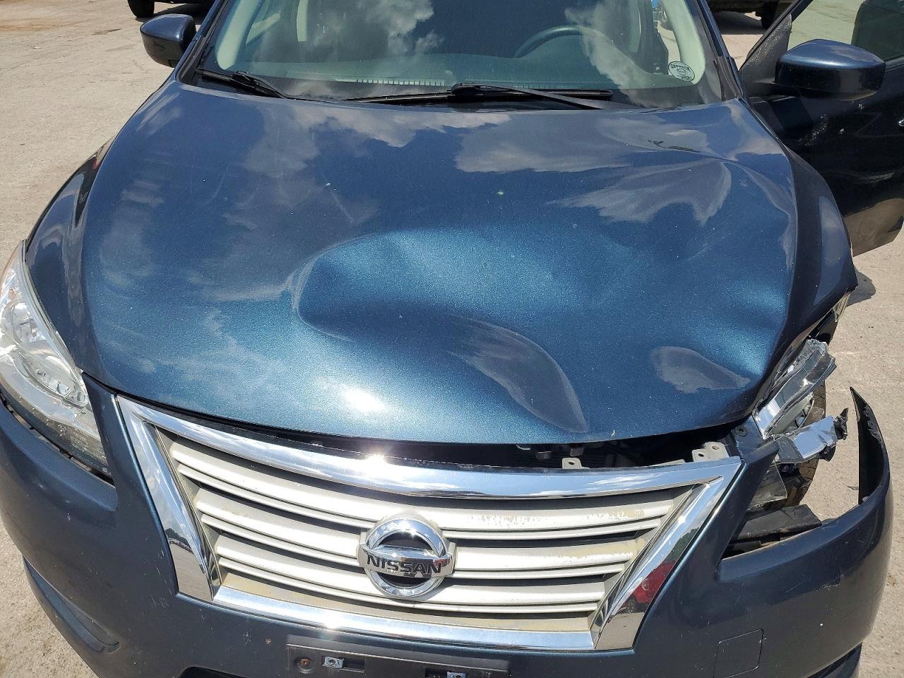 2013 Nissan Sentra Sv Blue vin: 1N4AB7AP8DN909623