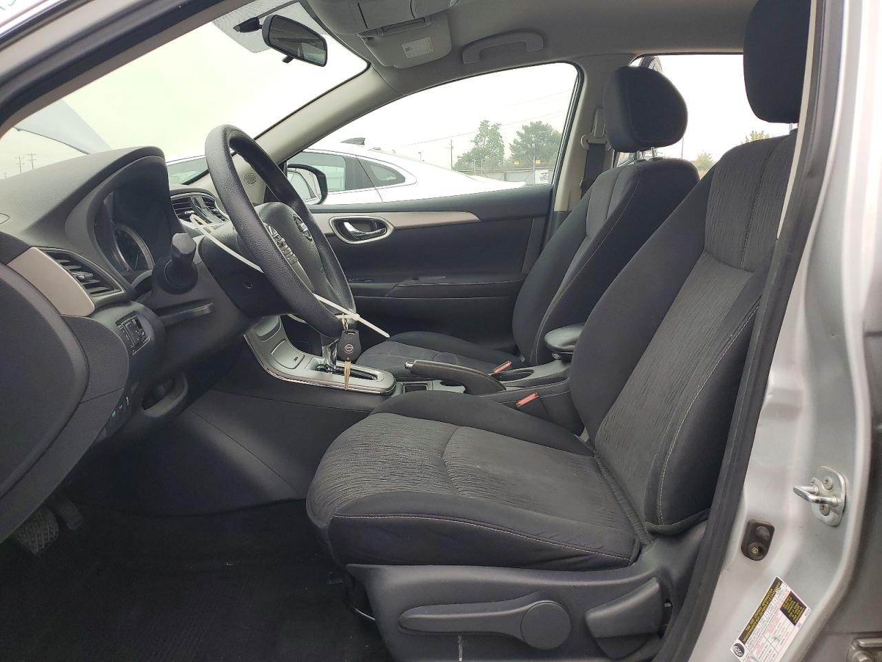 2014 Nissan Sentra S Silver vin: 1N4AB7AP8EN855743