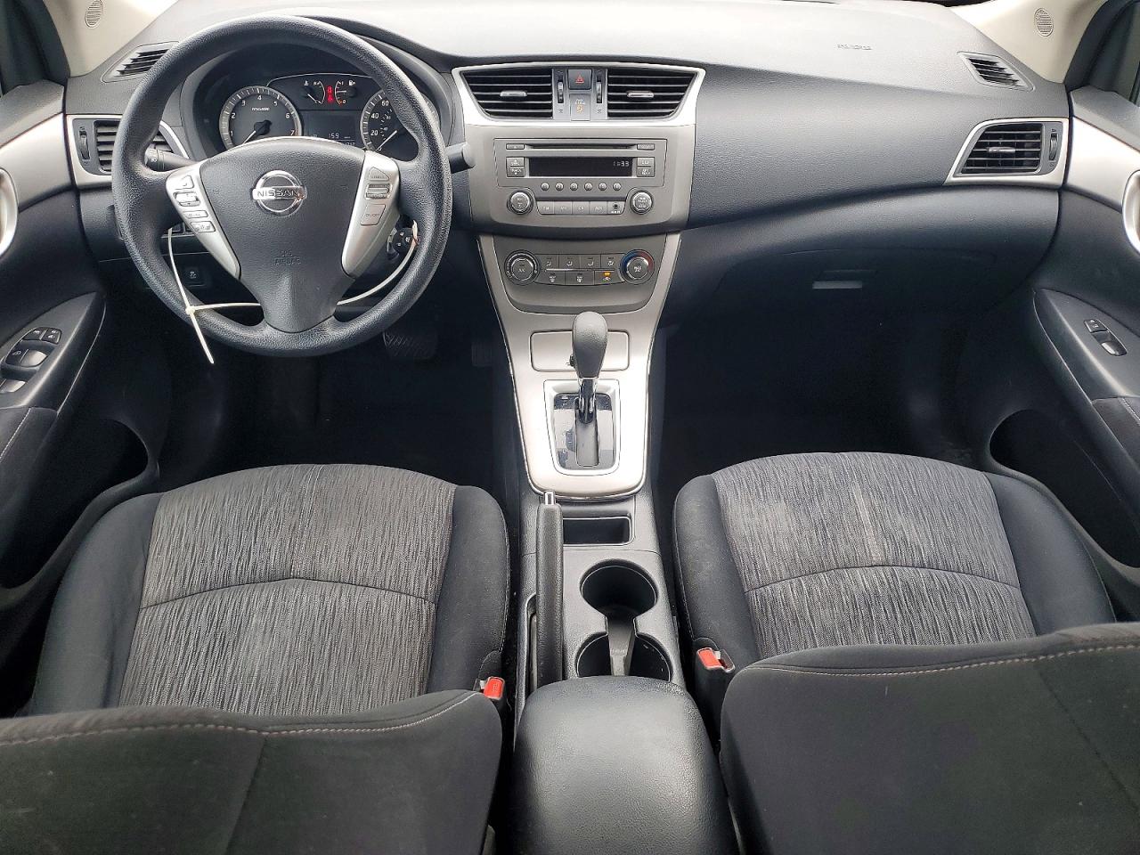 2014 Nissan Sentra S Silver vin: 1N4AB7AP8EN855743