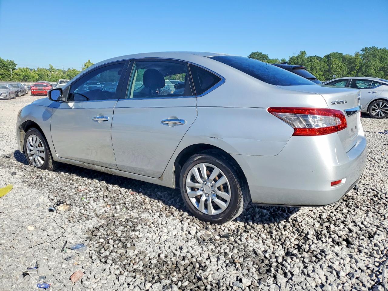 2013 Nissan Sentra Sv Серебряный vin: 1N4AB7AP9DN901577