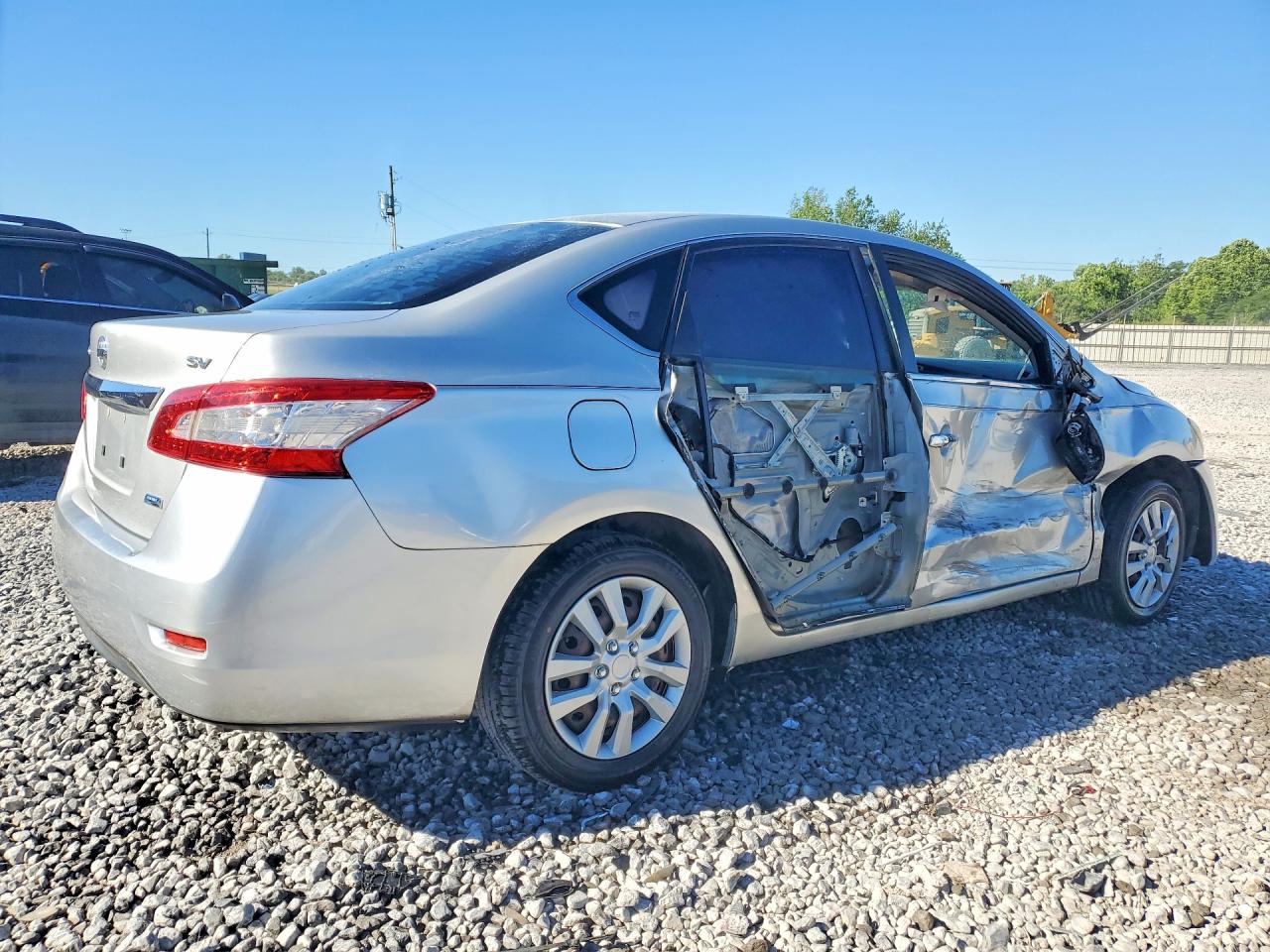 2013 Nissan Sentra Sv Серебряный vin: 1N4AB7AP9DN901577