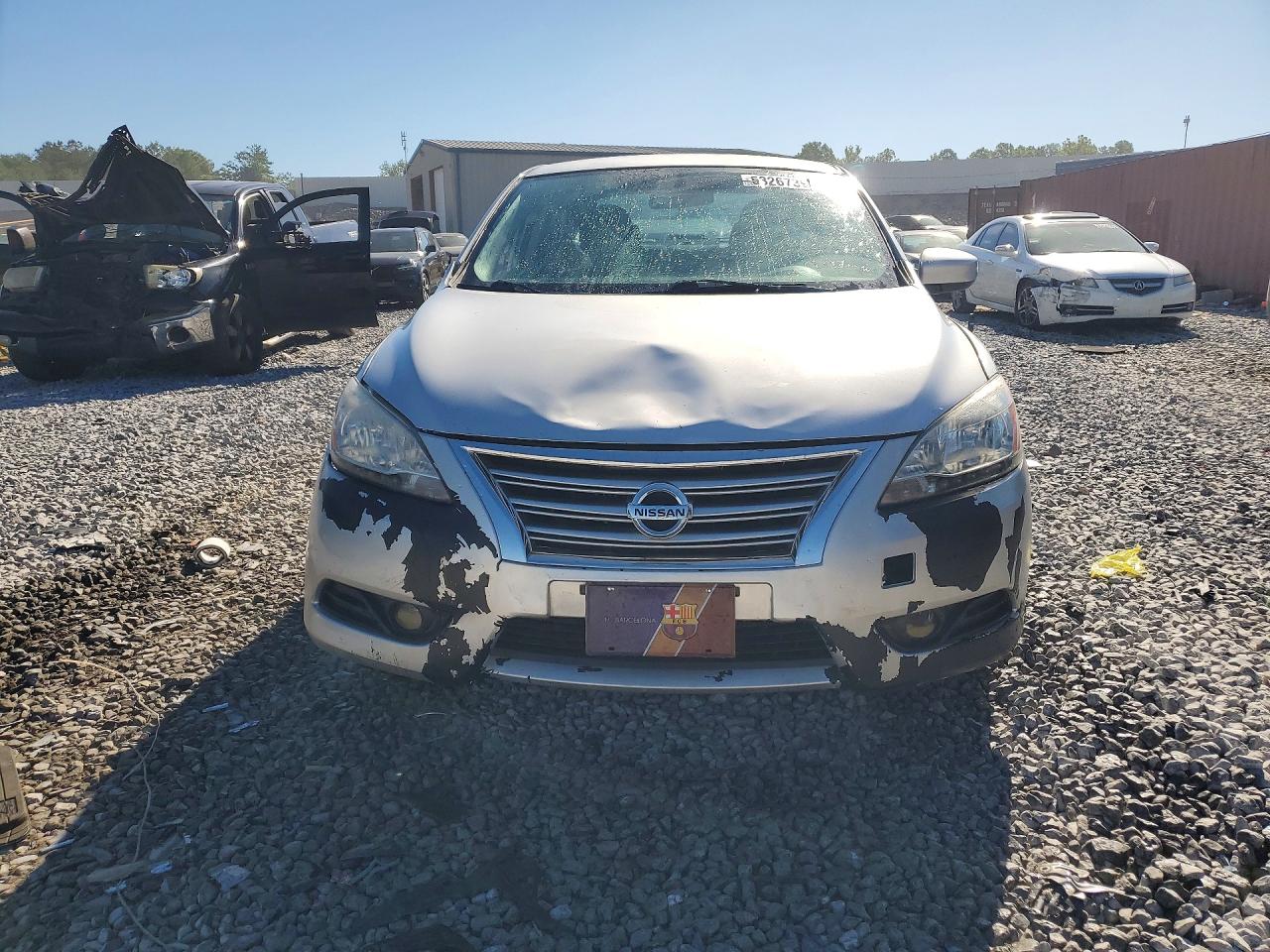 2013 Nissan Sentra Sv Серебряный vin: 1N4AB7AP9DN901577