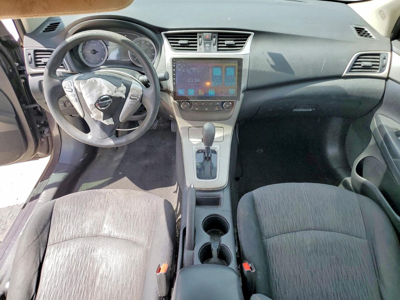 2014 Nissan Sentra Sv Gray vin: 1N4AB7AP9EN852978