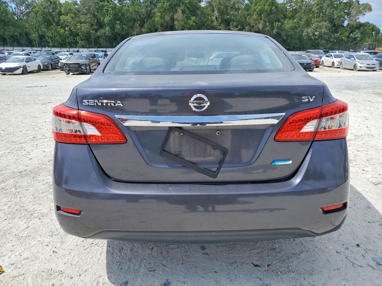 2014 Nissan Sentra Sv Gray vin: 1N4AB7AP9EN852978