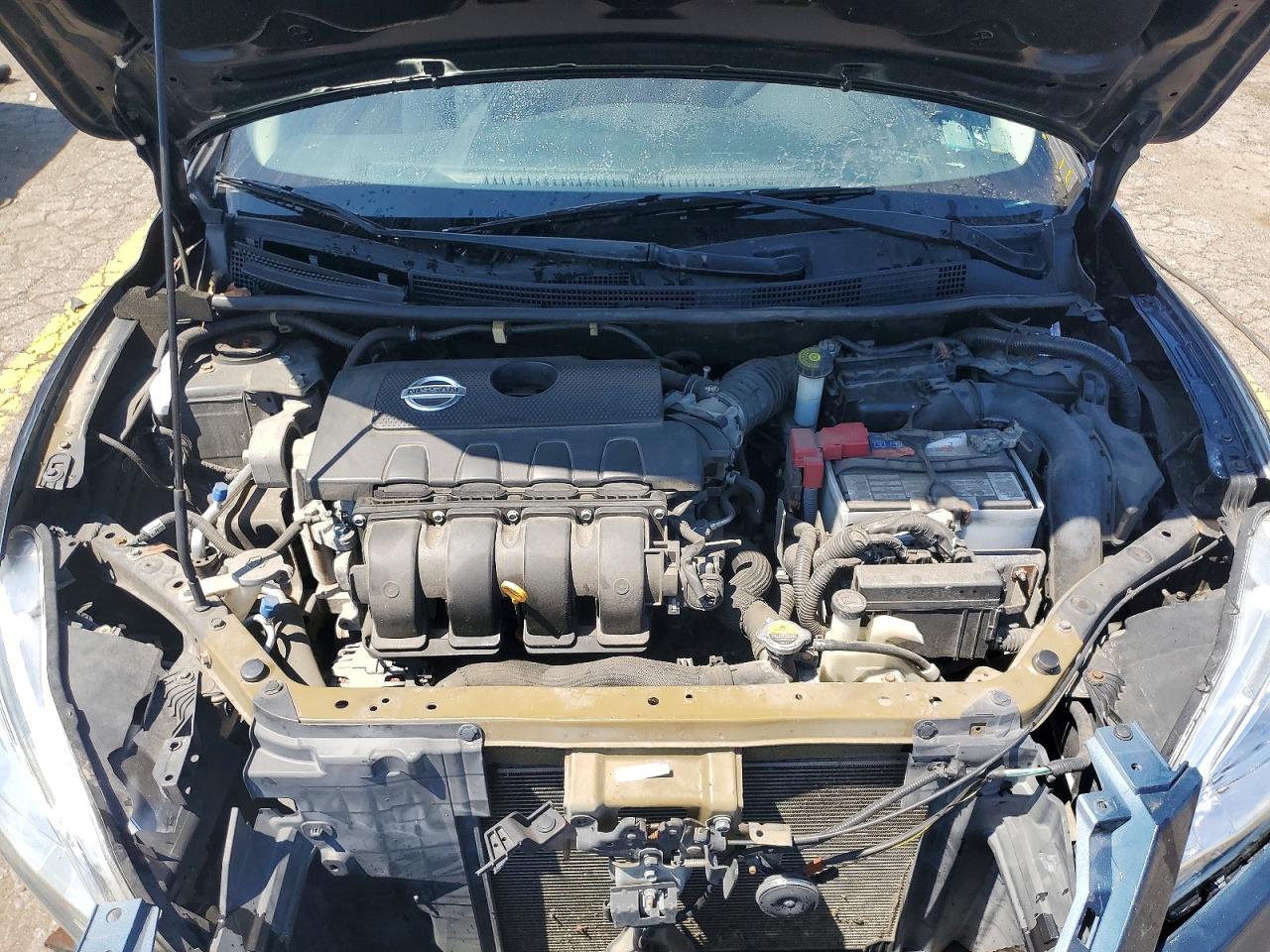 2013 Nissan Sentra S Blue vin: 1N4AB7APXDN901720