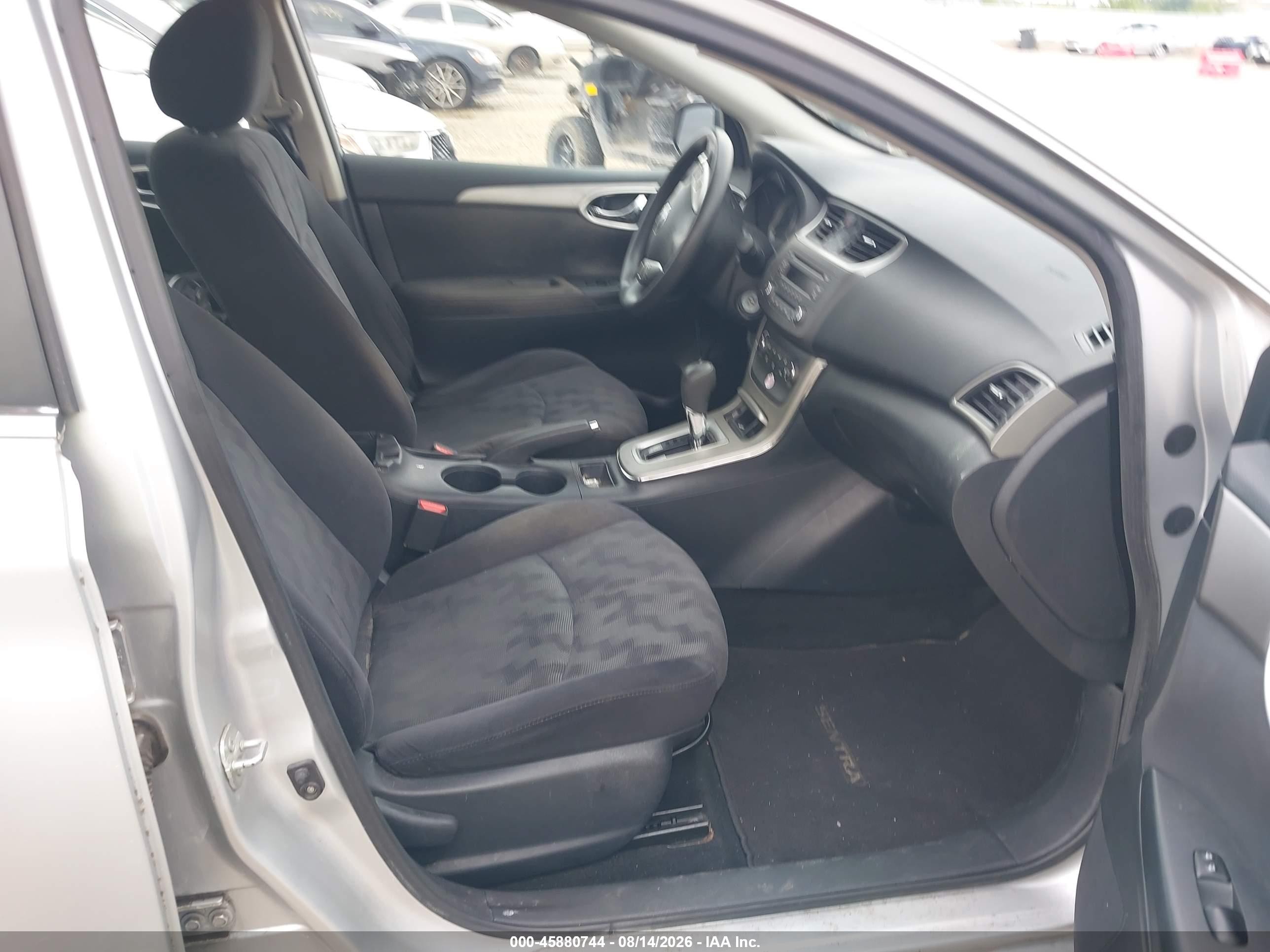 2013 Nissan Sentra Sv Серебряный vin: 1N4AB7APXDN904214
