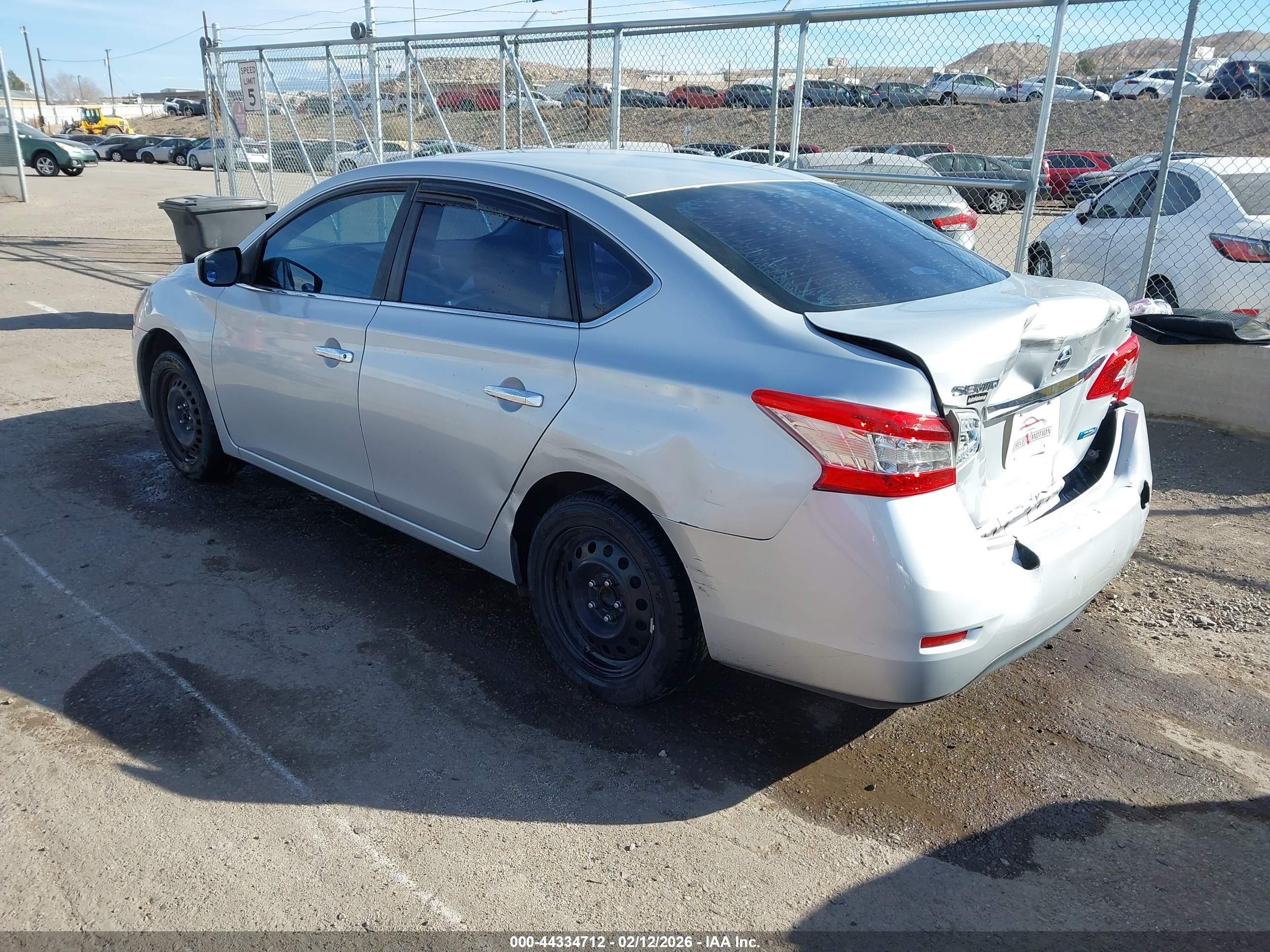 2013 Nissan Sentra Sv Silver vin: 1N4AB7APXDN904519