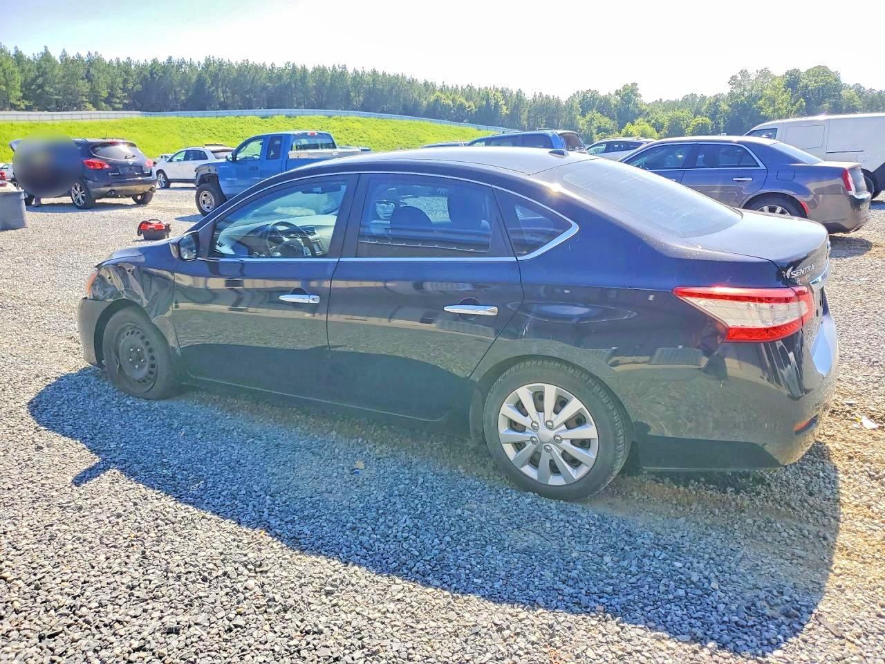 2013 Nissan Sentra Sv Black vin: 1N4AB7APXDN909719