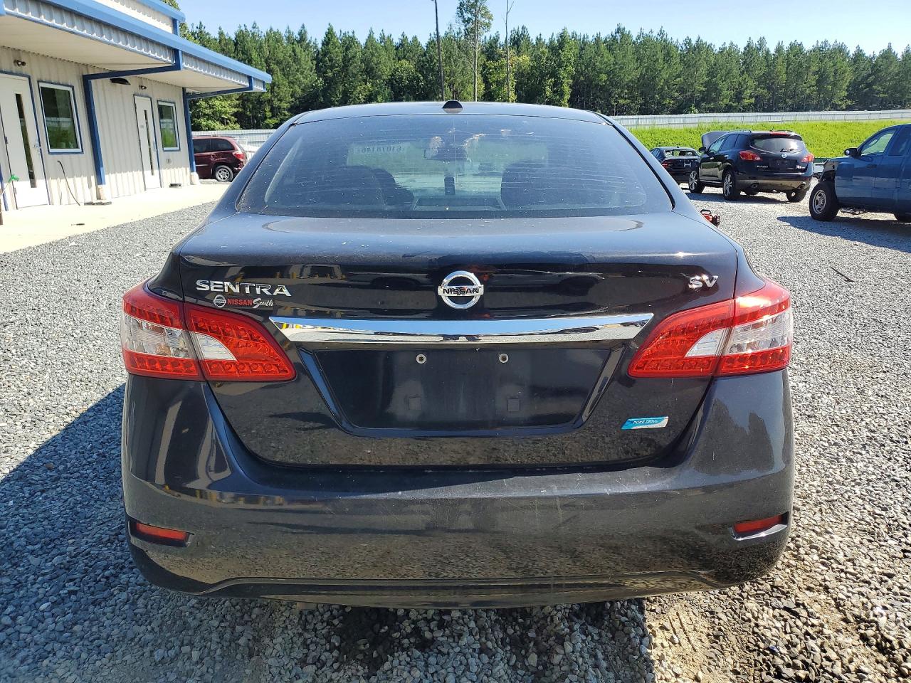 2013 Nissan Sentra Sv Black vin: 1N4AB7APXDN909719