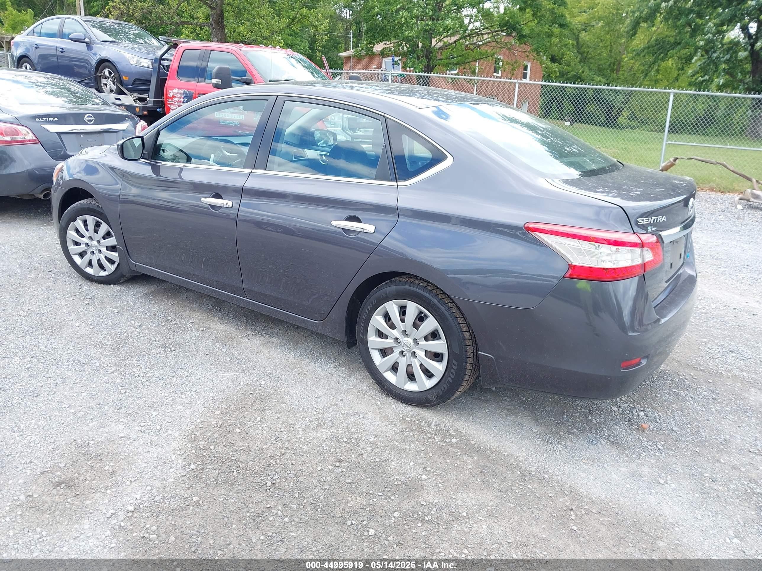 2014 Nissan Sentra Fe+ S/fe+ Sv/s/sl/sr/sv Gray vin: 1N4AB7APXEN854402
