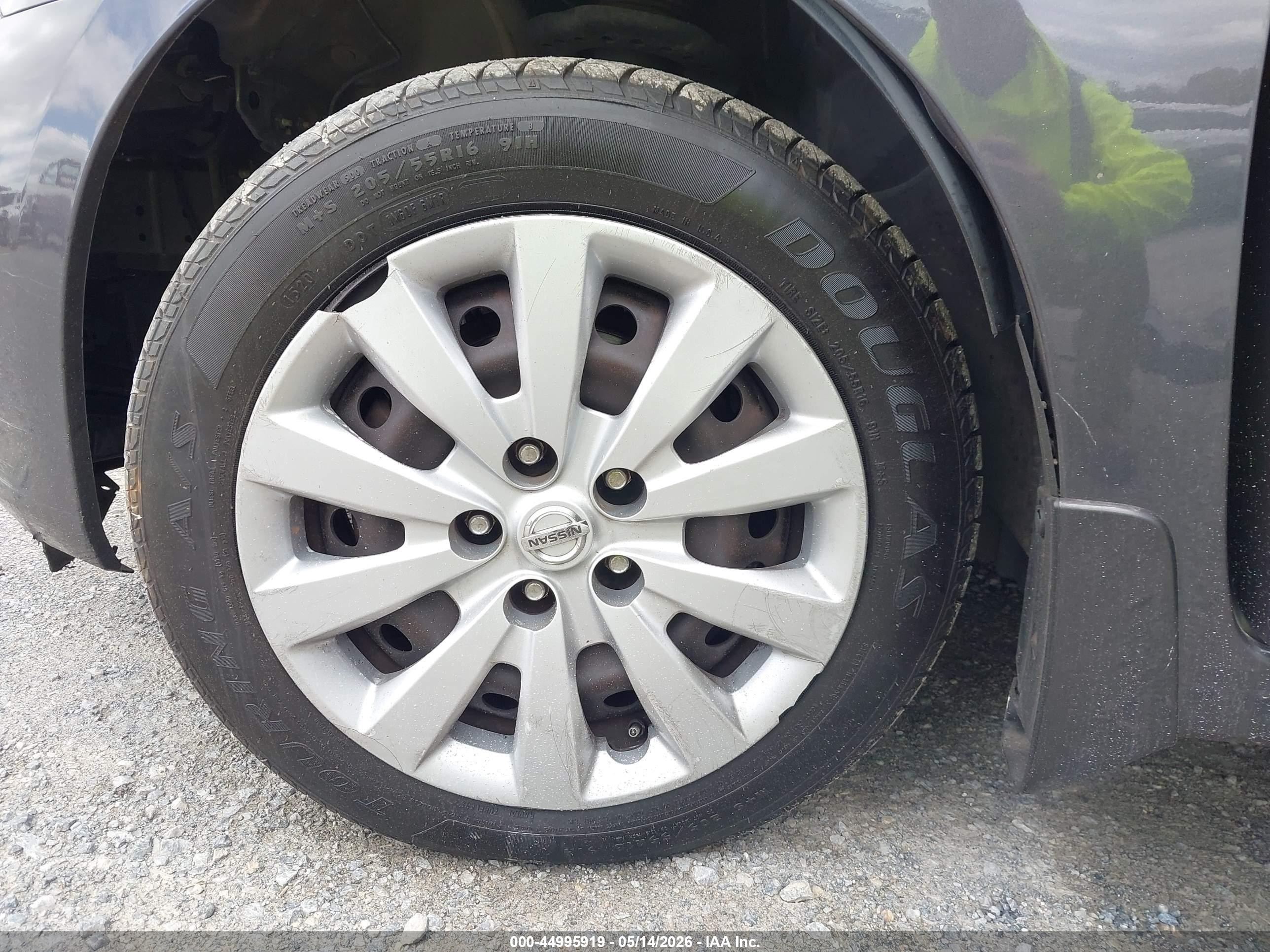 2014 Nissan Sentra Fe+ S/fe+ Sv/s/sl/sr/sv Gray vin: 1N4AB7APXEN854402