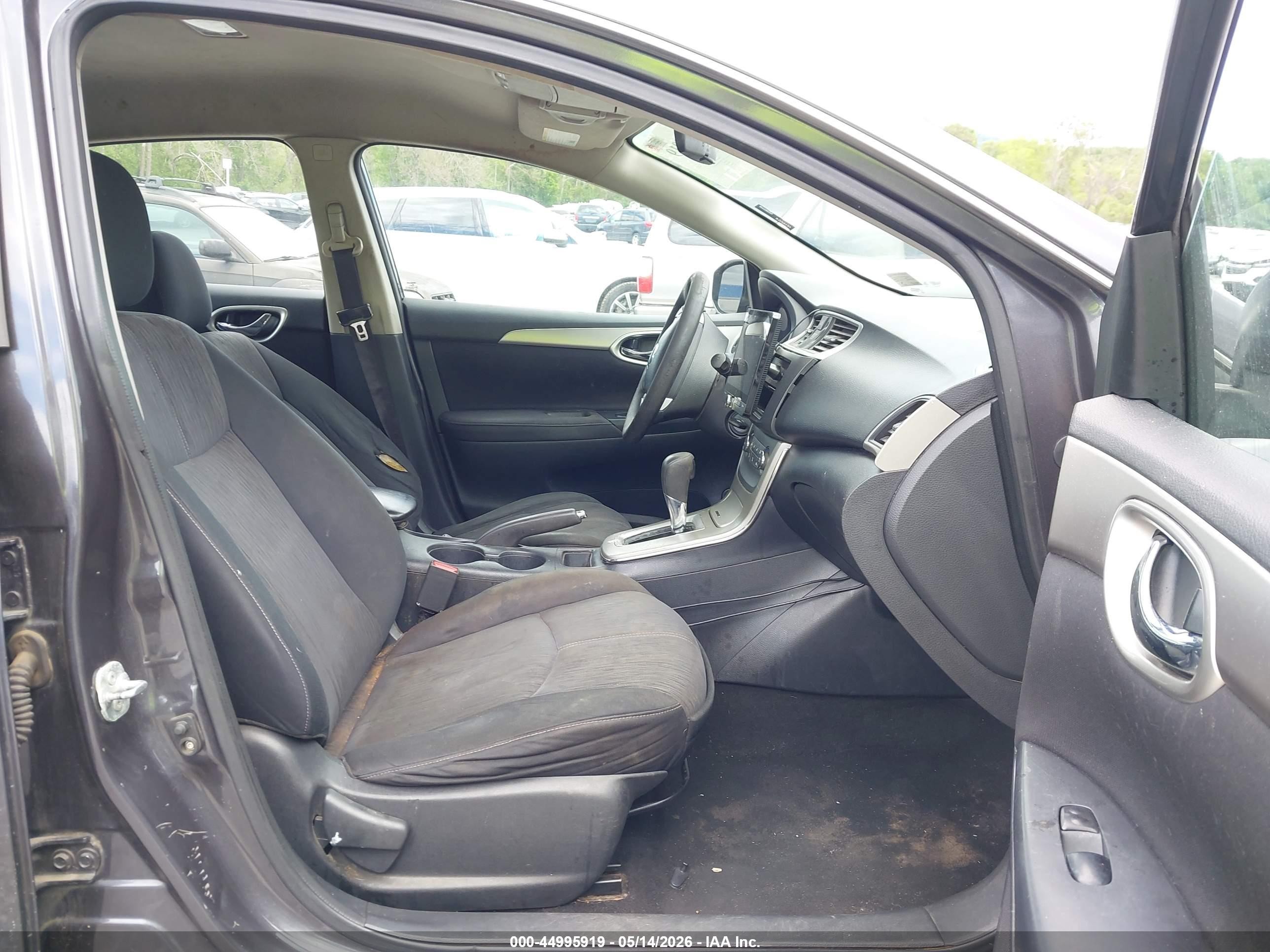 2014 Nissan Sentra Fe+ S/fe+ Sv/s/sl/sr/sv Gray vin: 1N4AB7APXEN854402