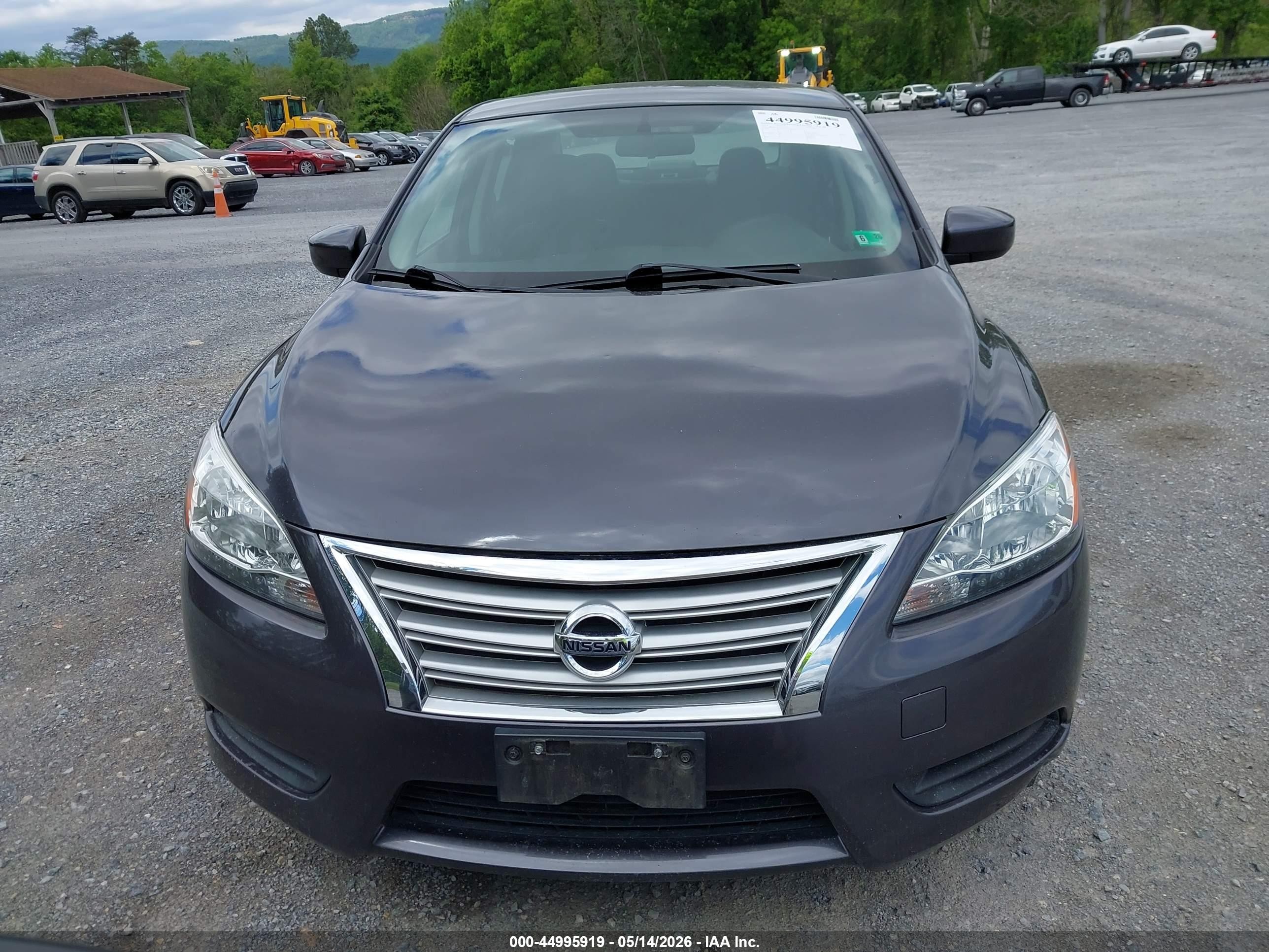 2014 Nissan Sentra Fe+ S/fe+ Sv/s/sl/sr/sv Gray vin: 1N4AB7APXEN854402